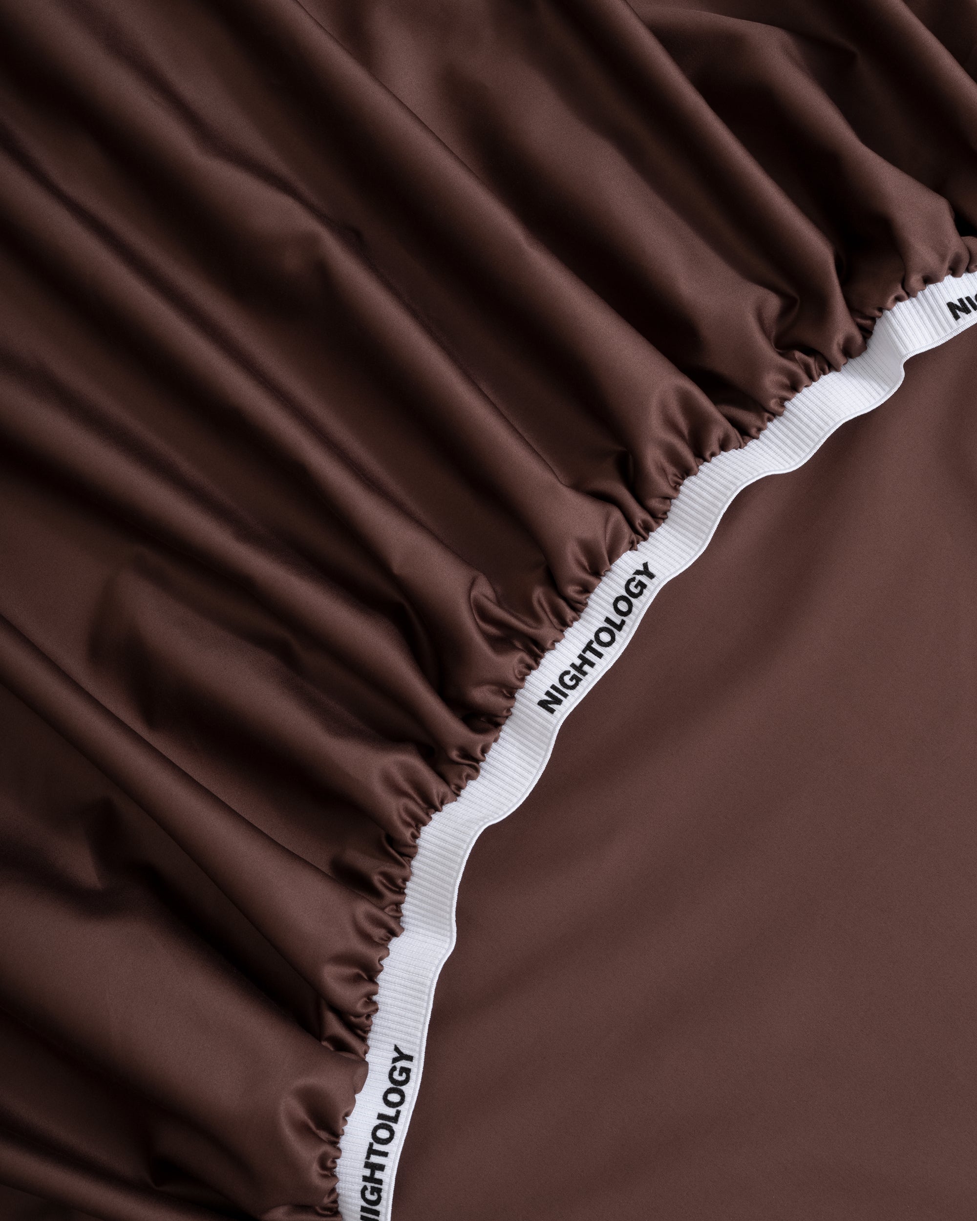 Beige Windowpane Fitted Sheet