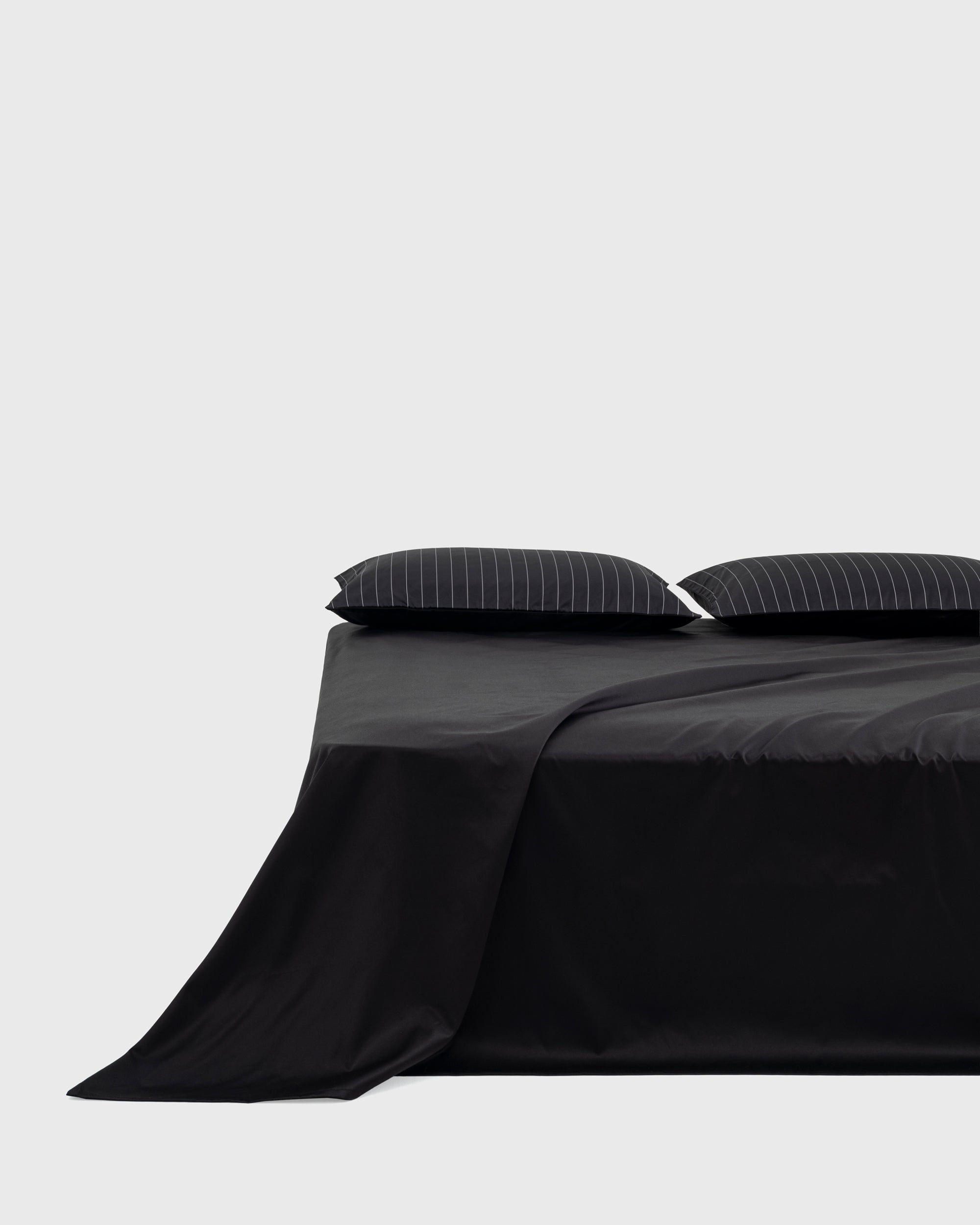 Black Pinstripe Flat Sheet