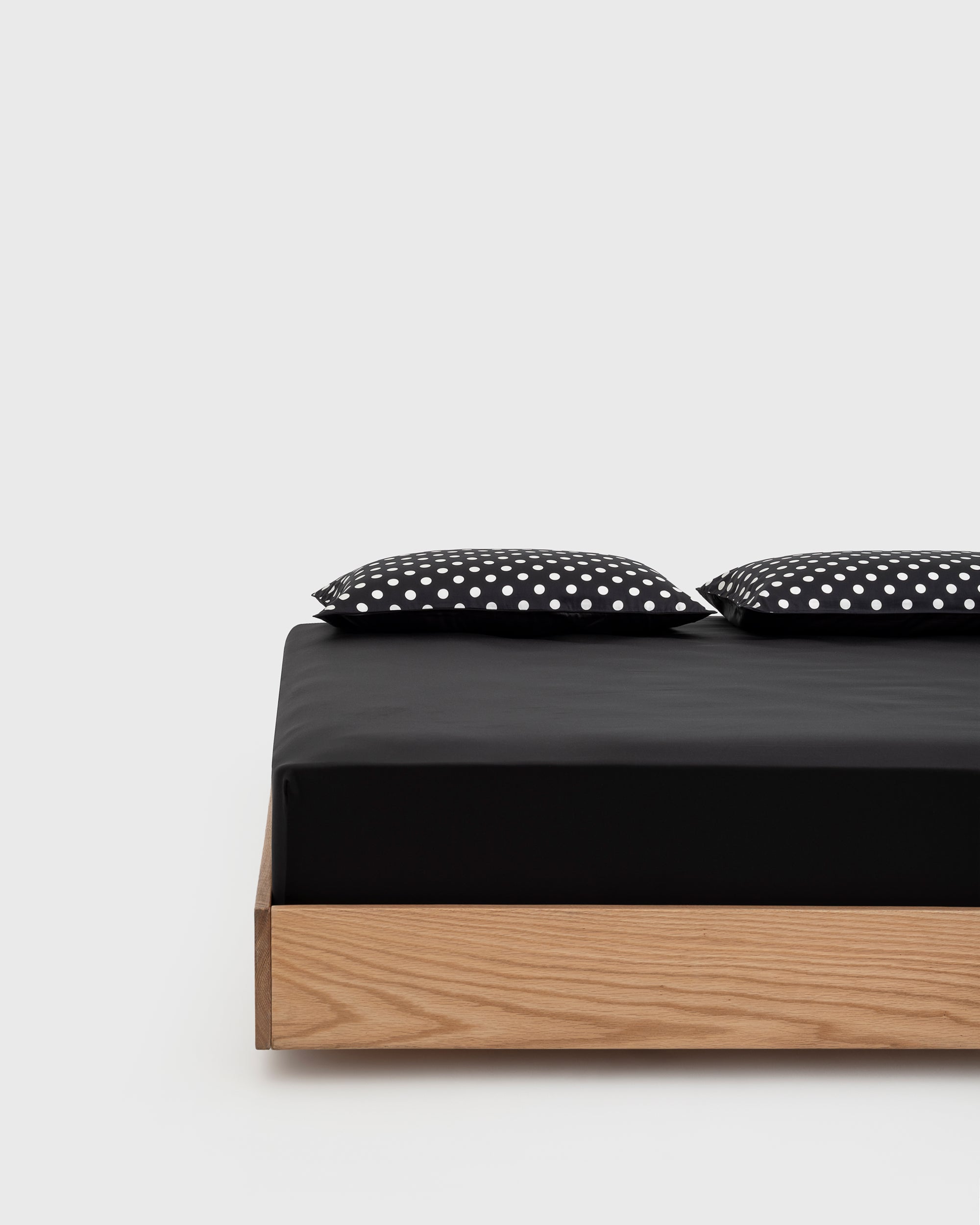 Black Polka-dot 2CM Fitted Sheet