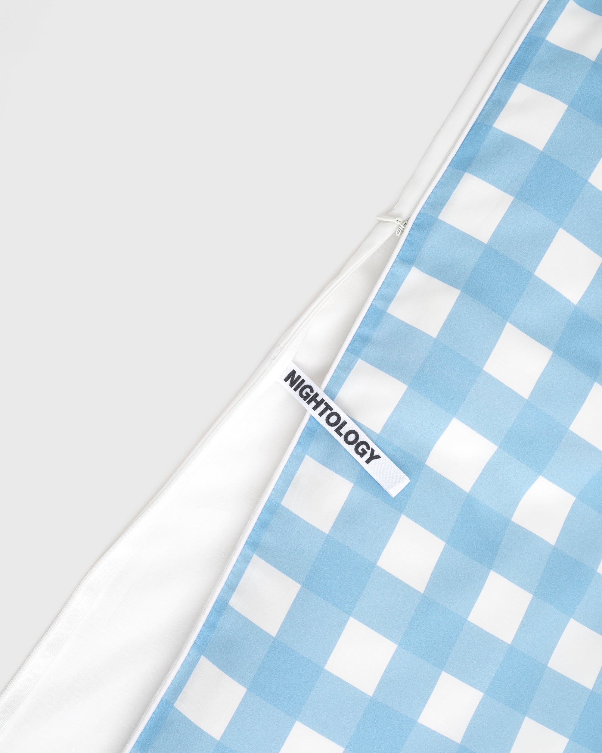 Blue Gingham Duvet Cover