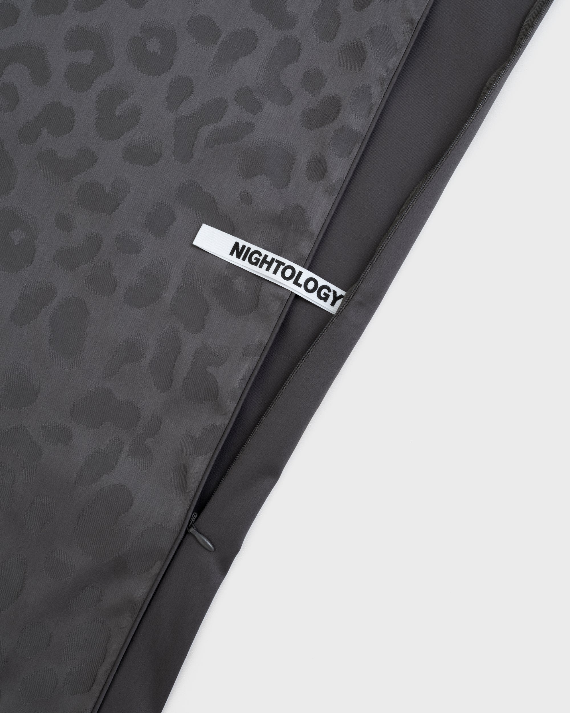 Grey Jacquard Leopard Duvet Cover