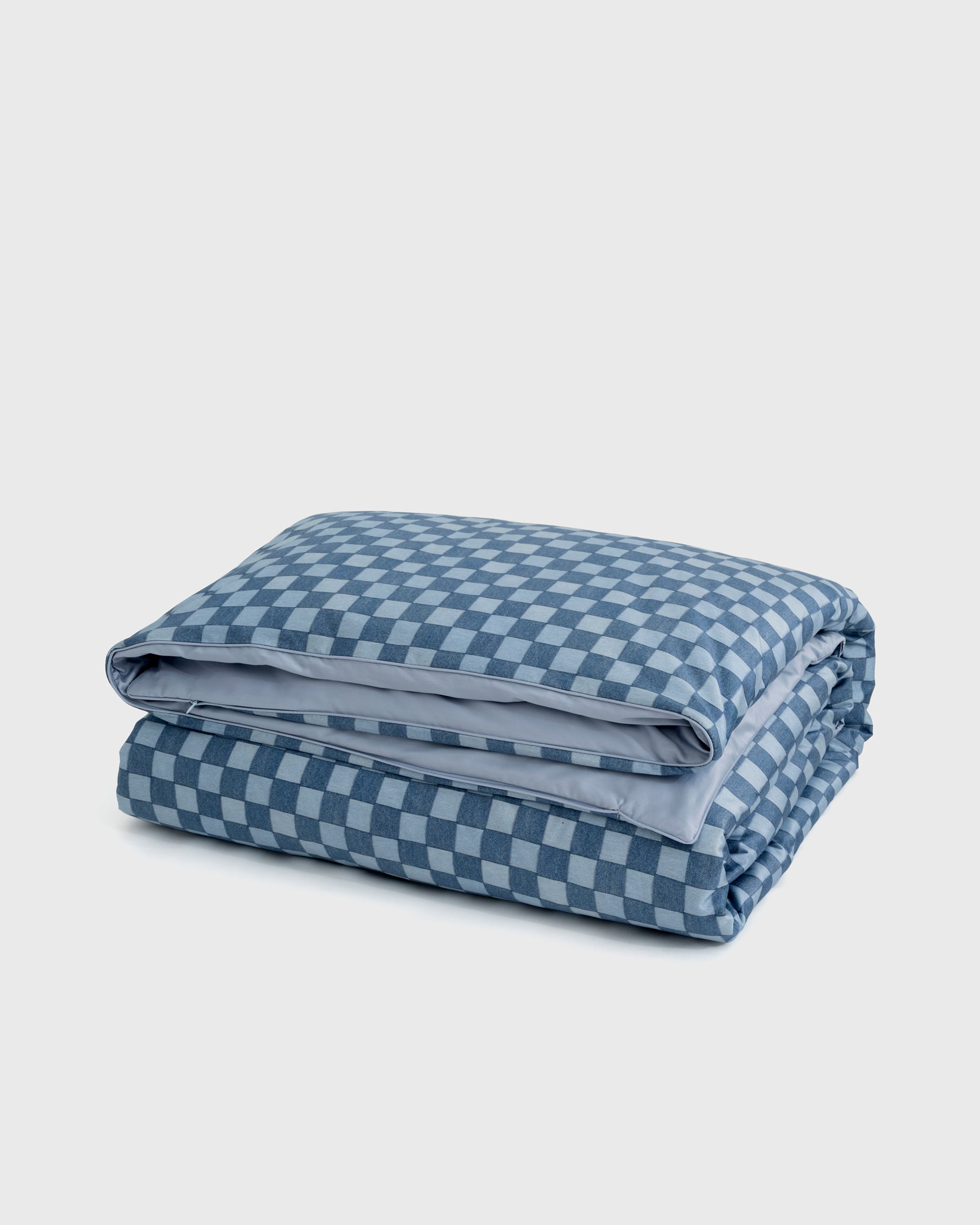 Jeans Checkerboard Duvet Cover