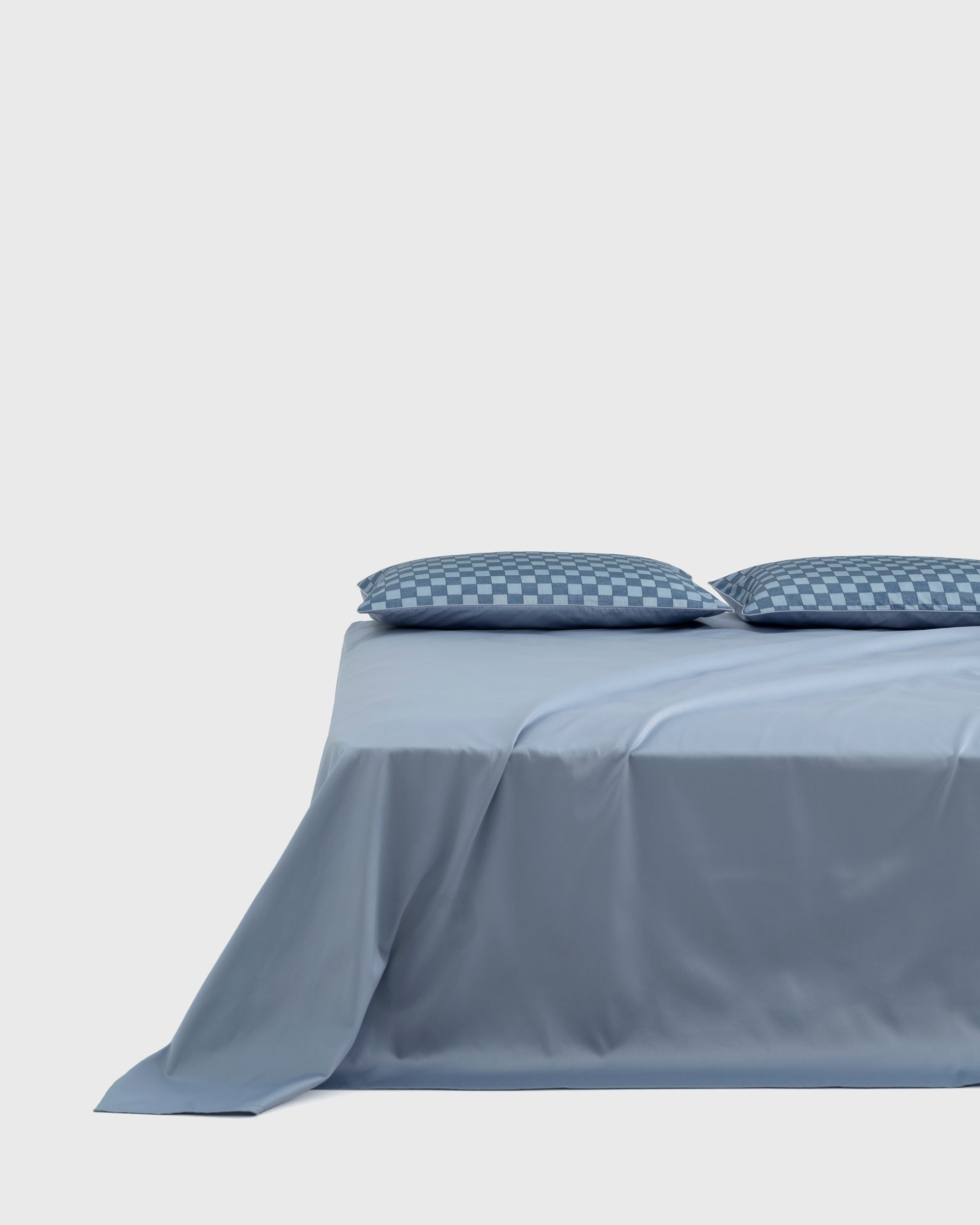 Jeans Checkerboard Flat Sheet