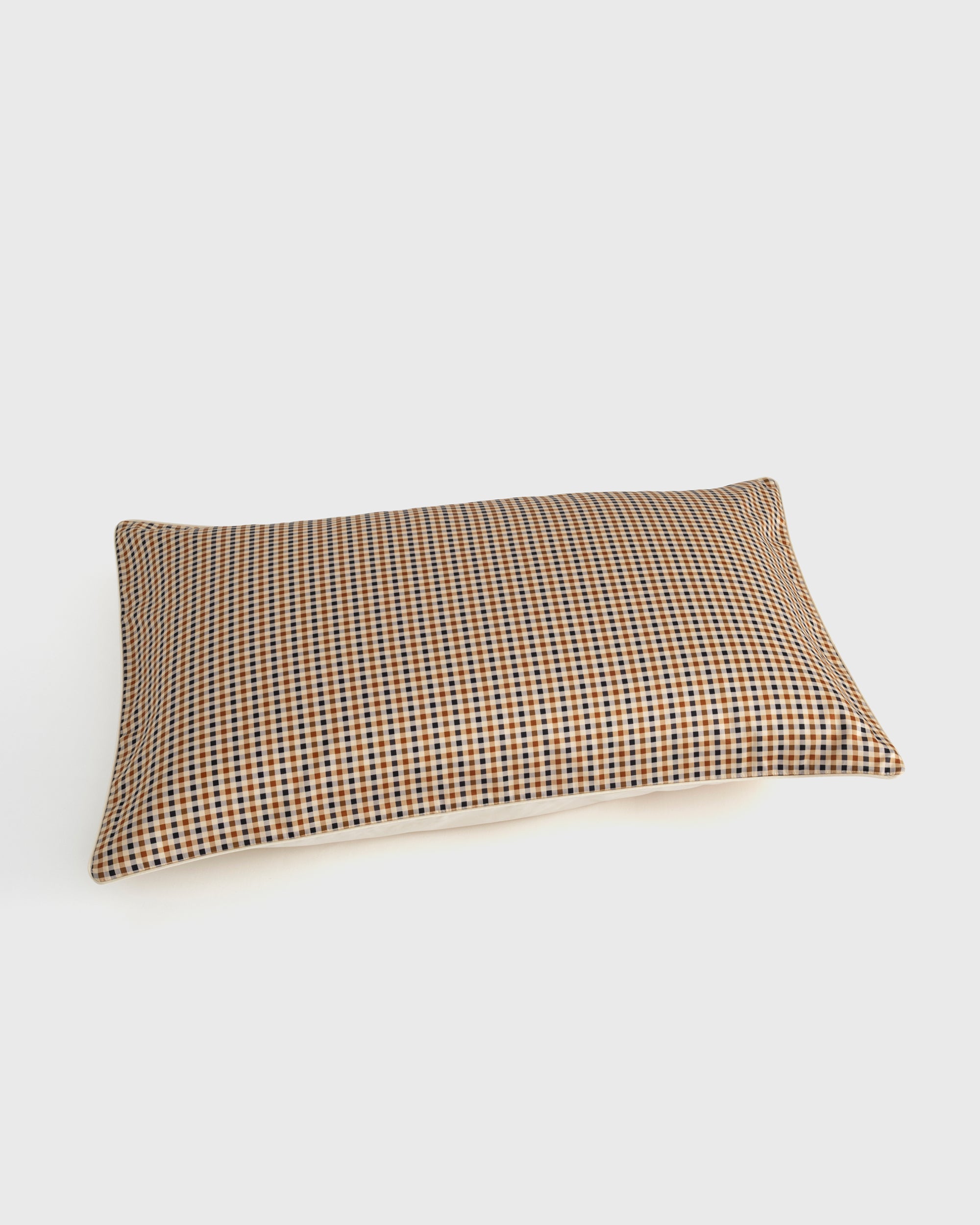 Mini Beige Gingham Pillowcase