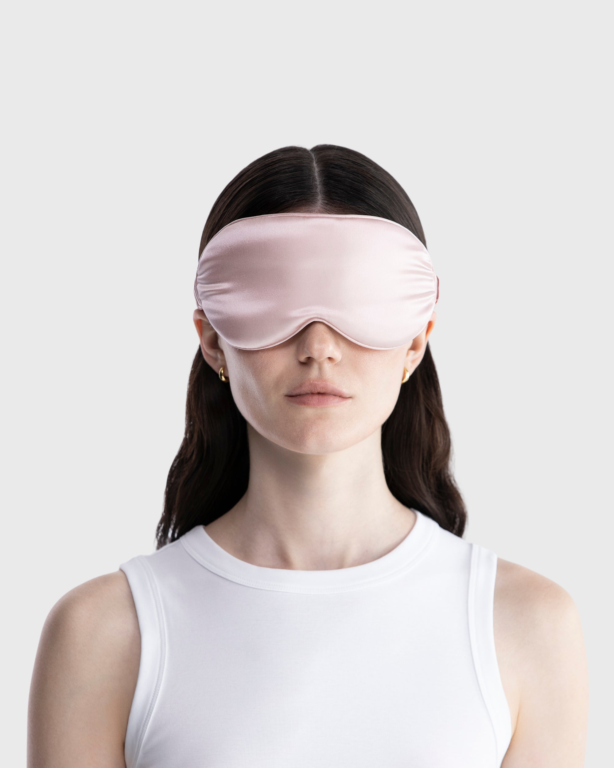 Peach Pink Contour Sleep Mask