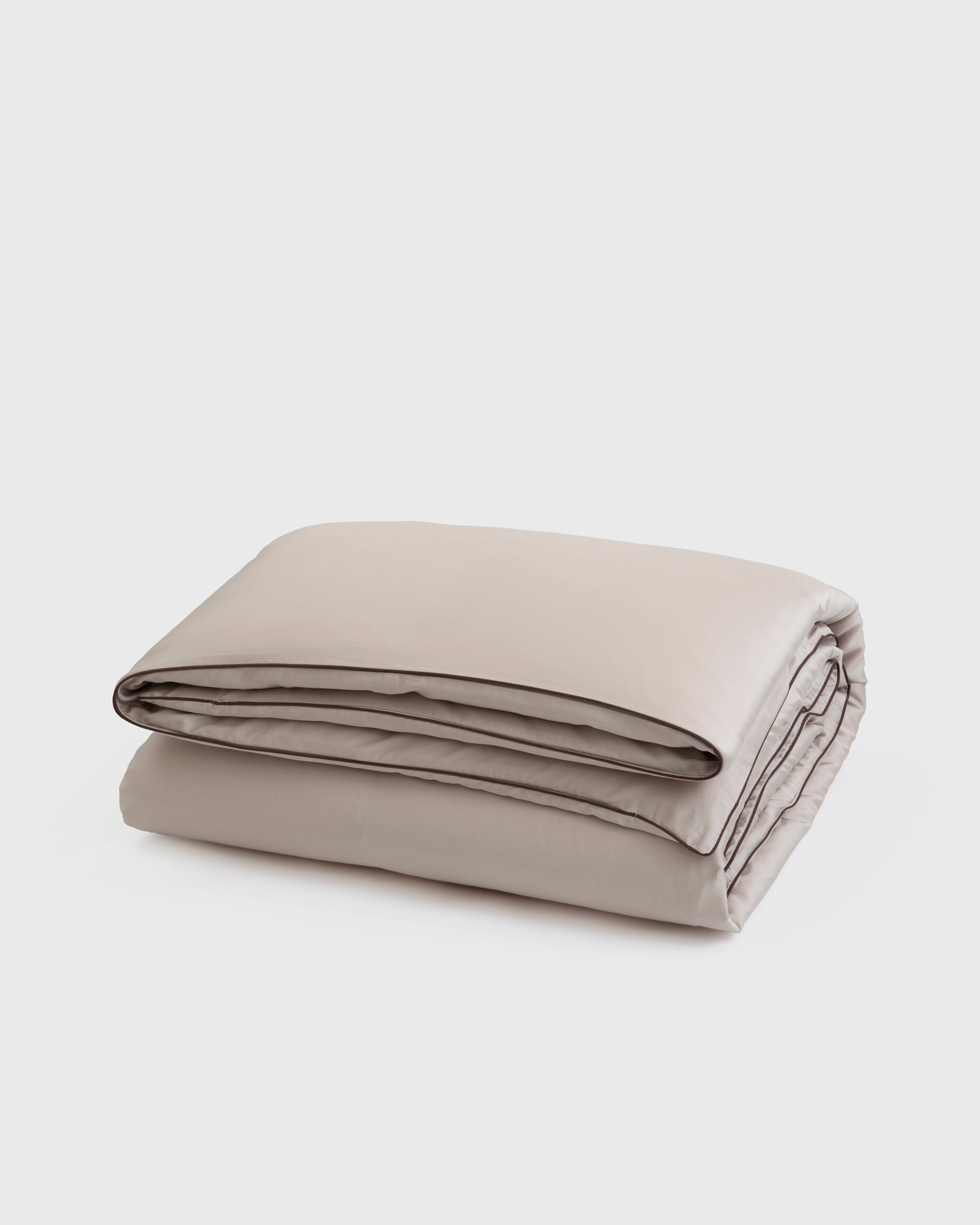 Thin Coffee Stroke Duvet Cover