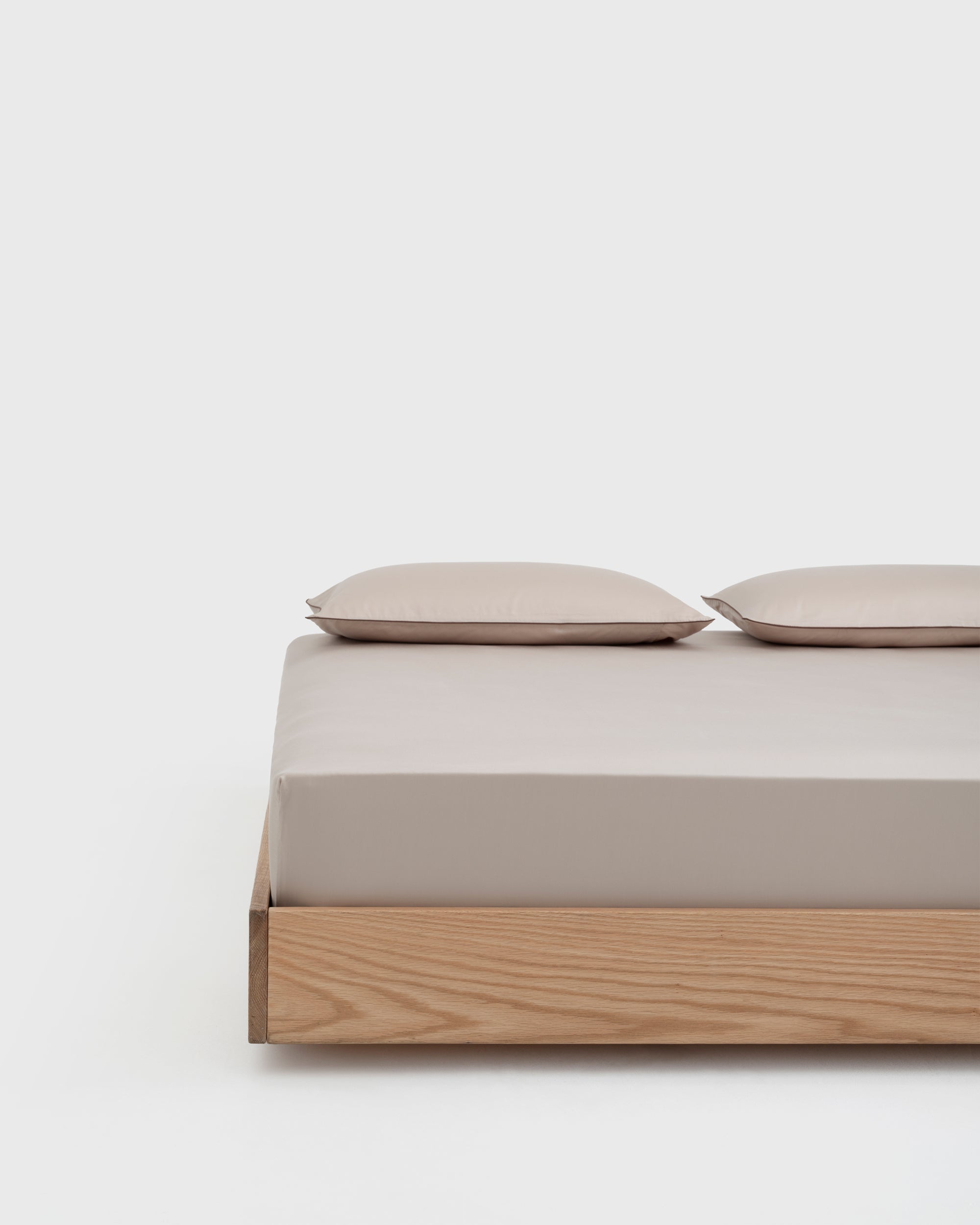 Thin Coffee Stroke Fitted Sheet