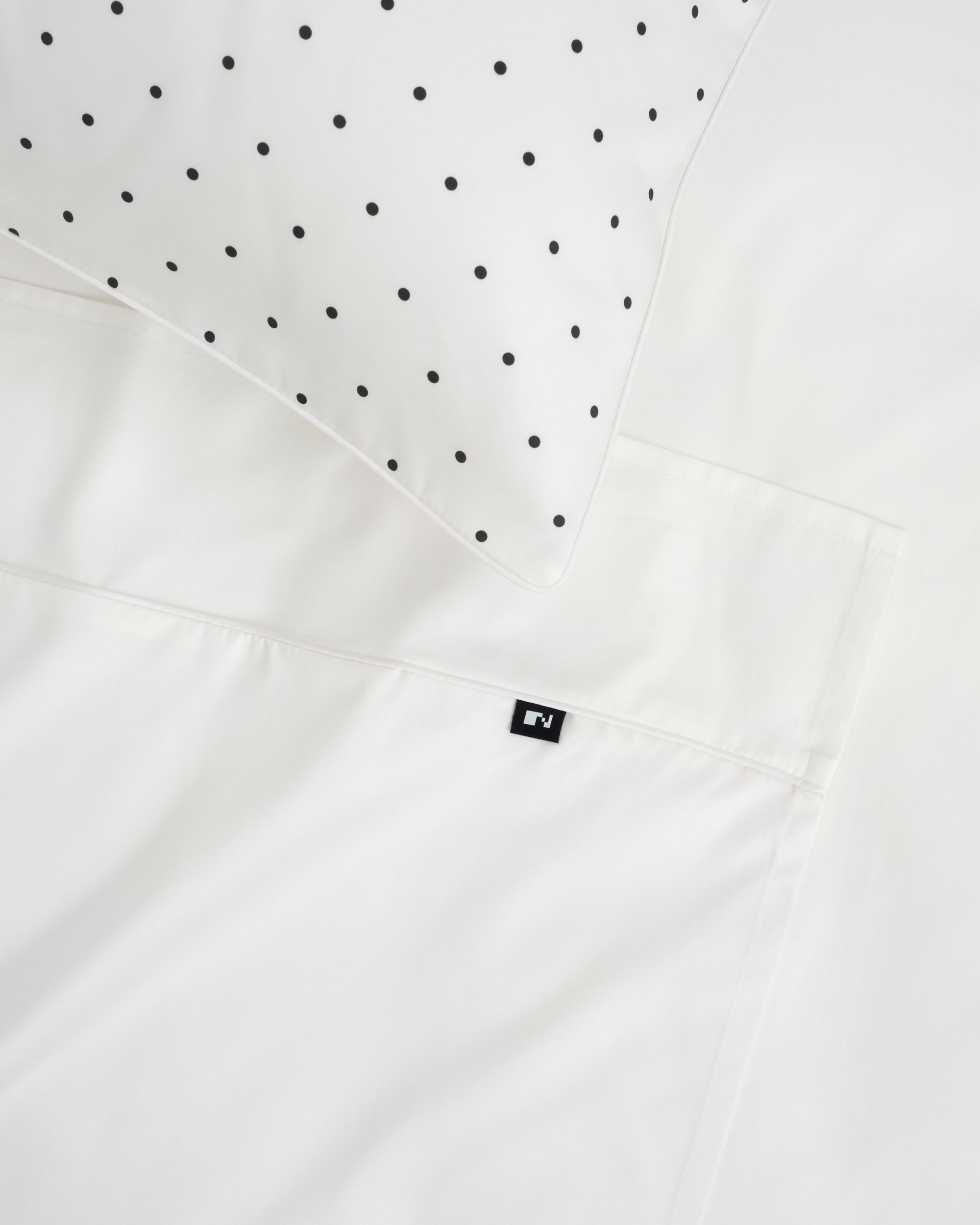 White Polka-dot 4MM Flat Sheet