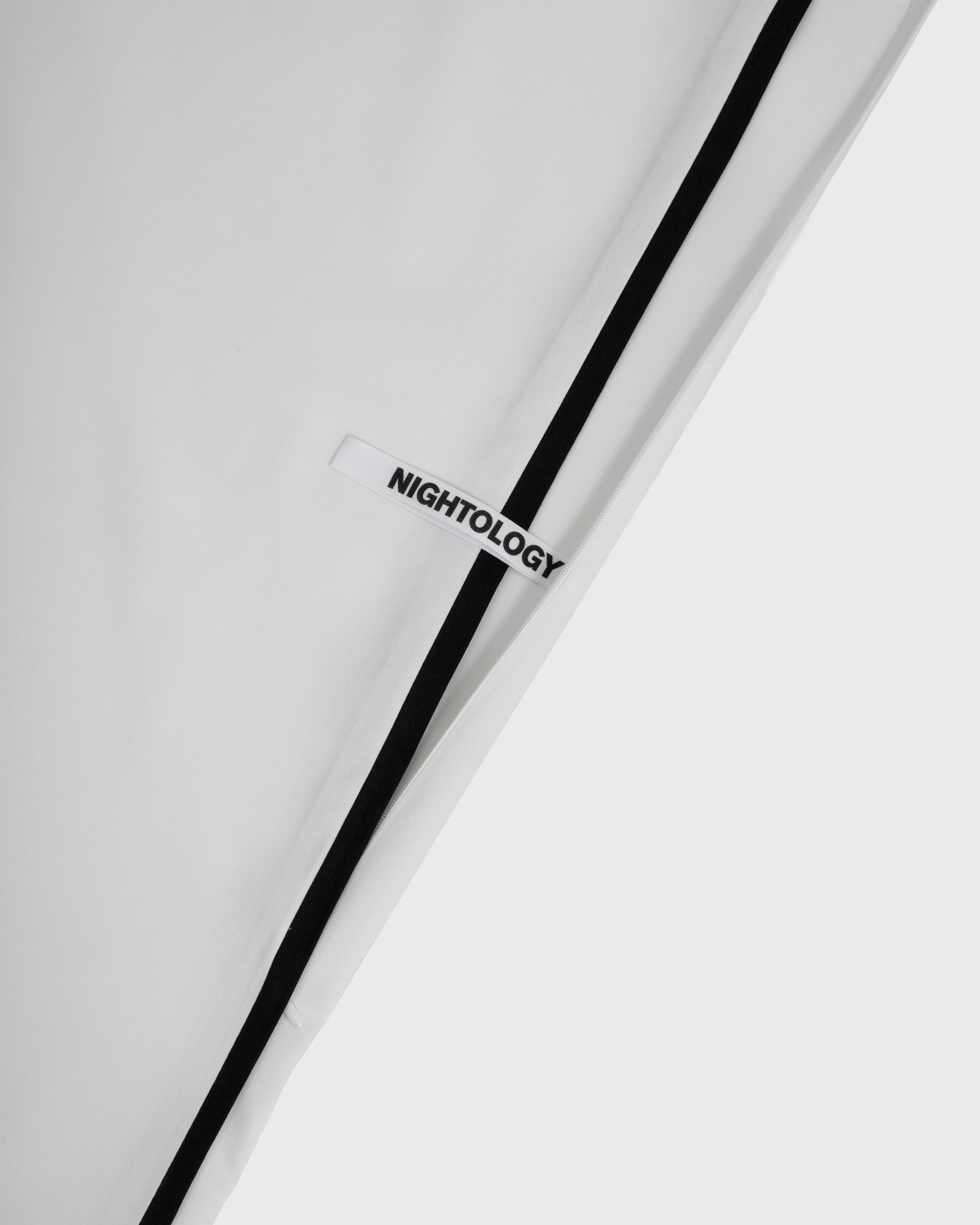 White Black Stroke Duvet Cover