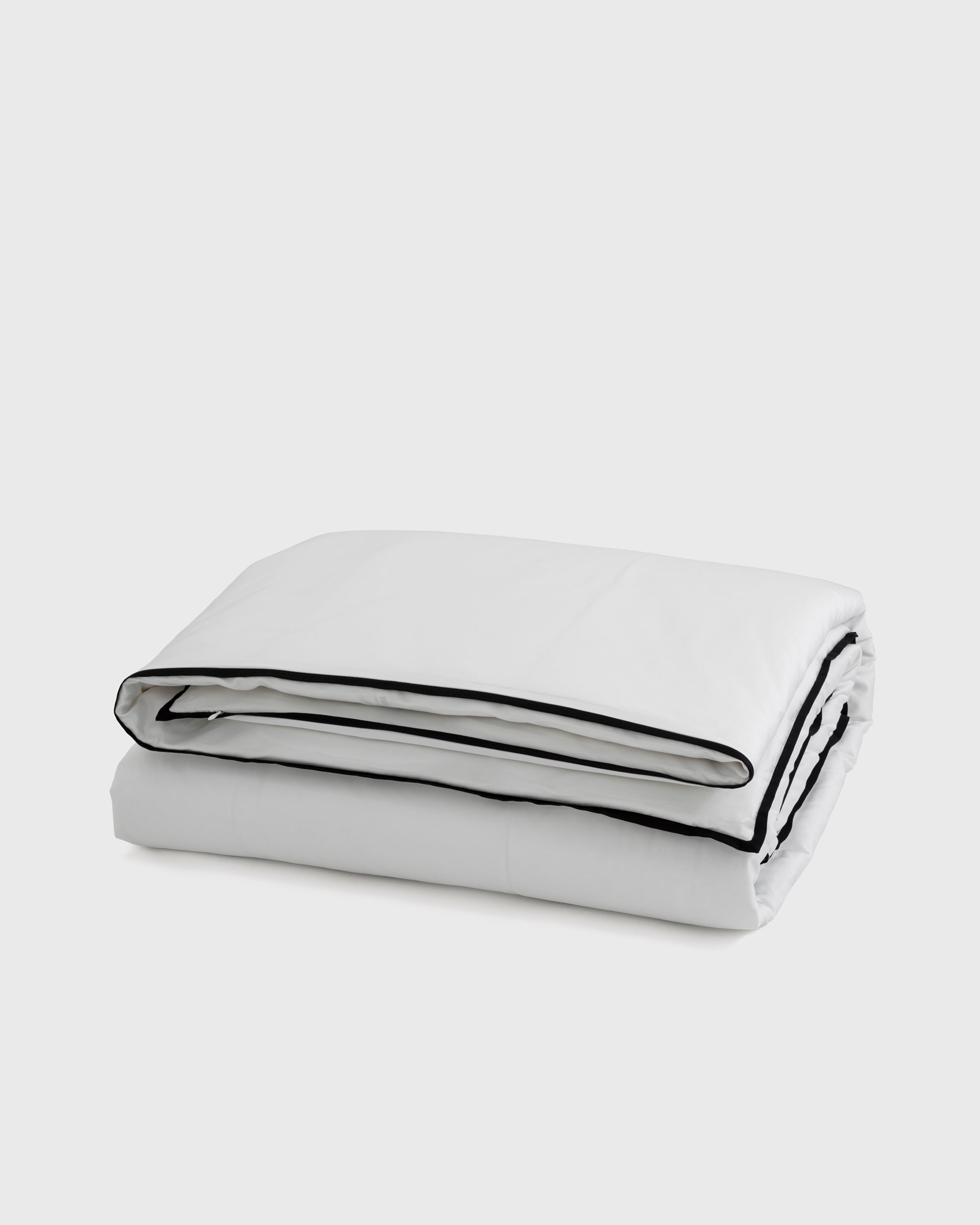 White Black Stroke Duvet Cover