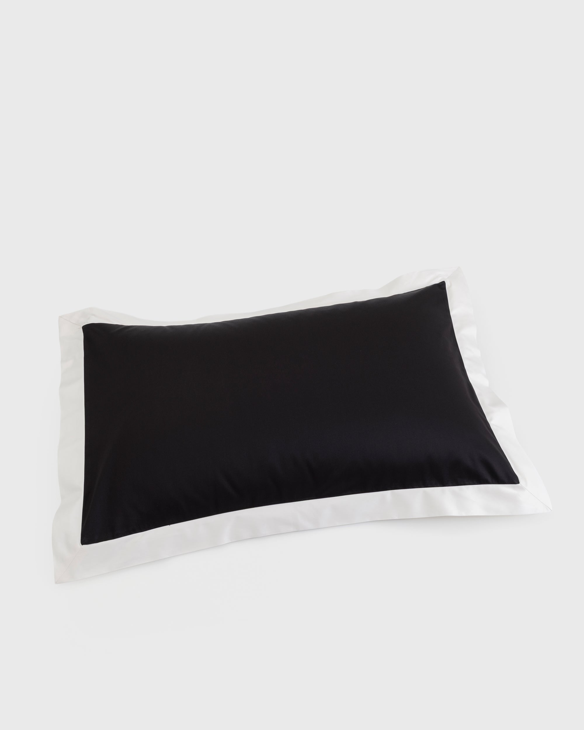 Wide Black White Stroke Pillowcase