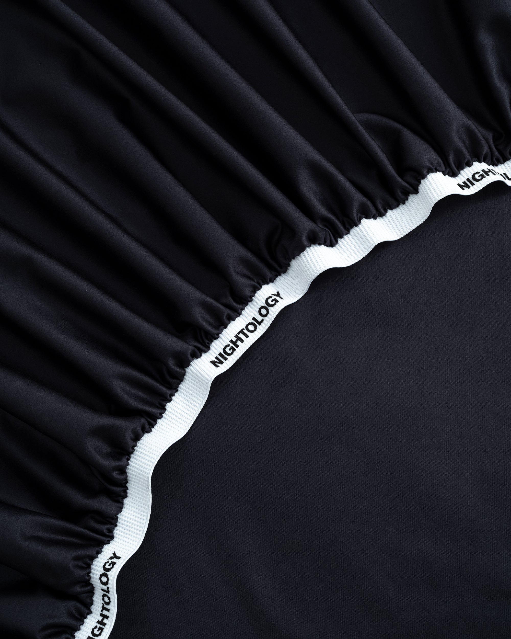 Wide Blue Stripe Fitted Sheet