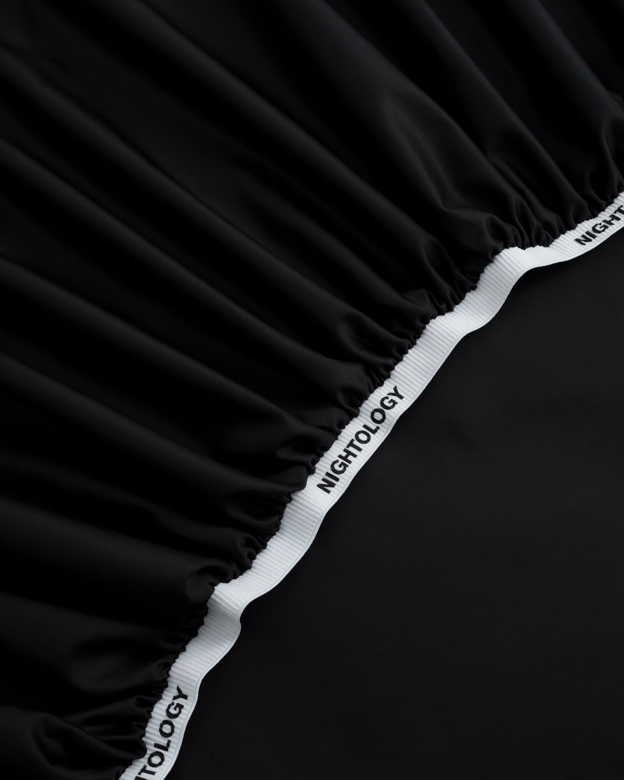 B&W Marble Fitted Sheet