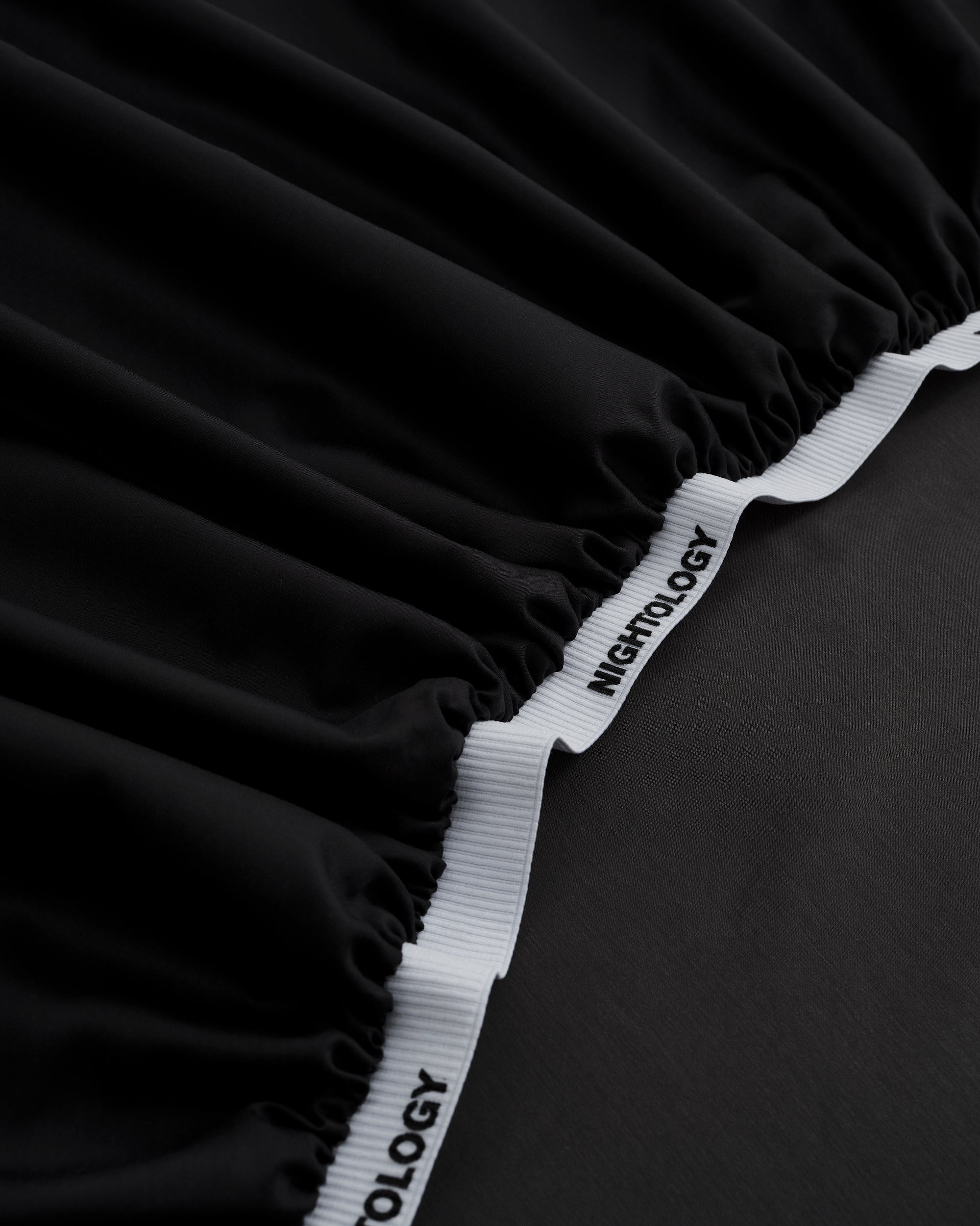 Black Polka-dot 2CM Fitted Sheet