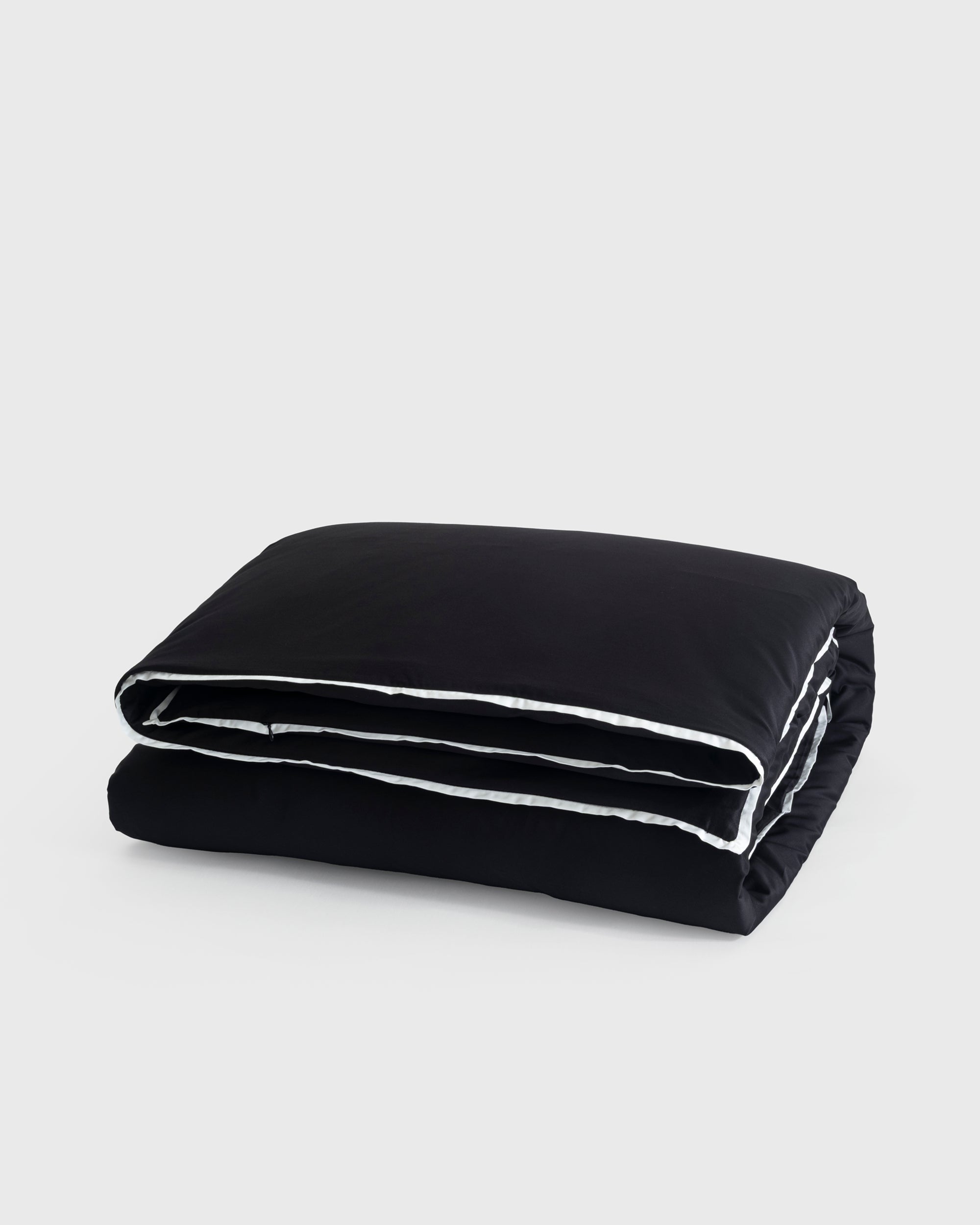 Black White Stroke Duvet Cover