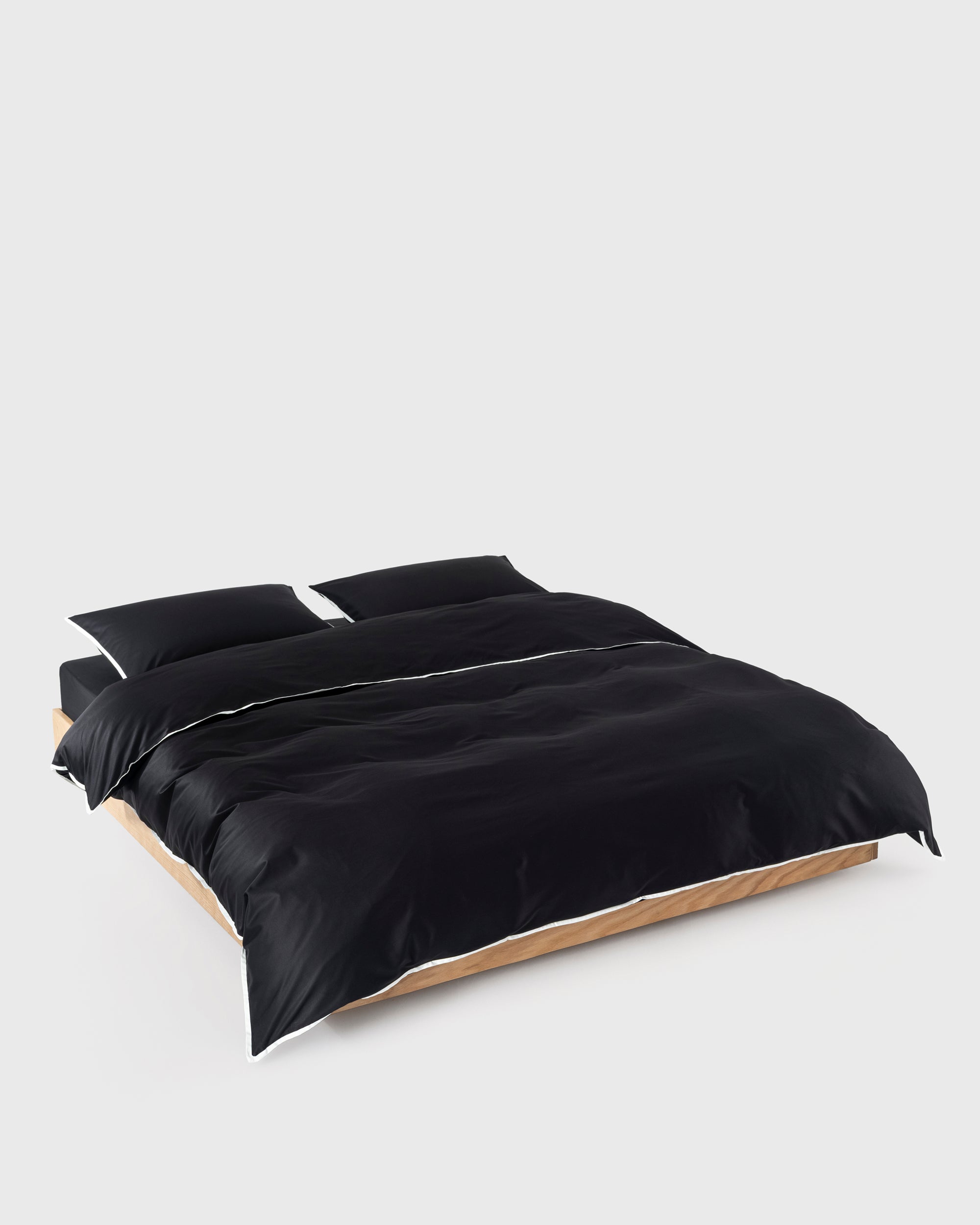 Black White Stroke Duvet Cover