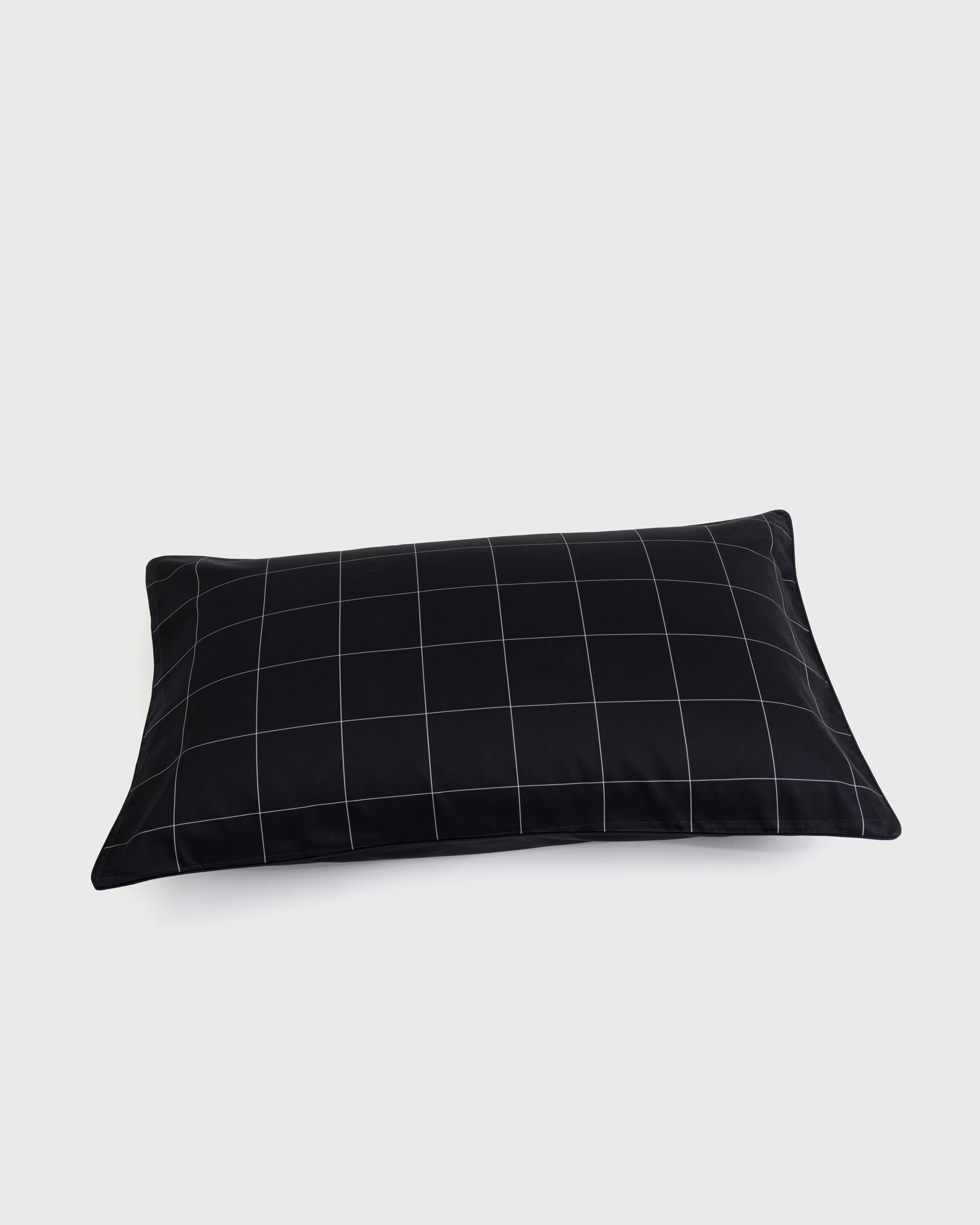 Black Windowpane Pillowcase