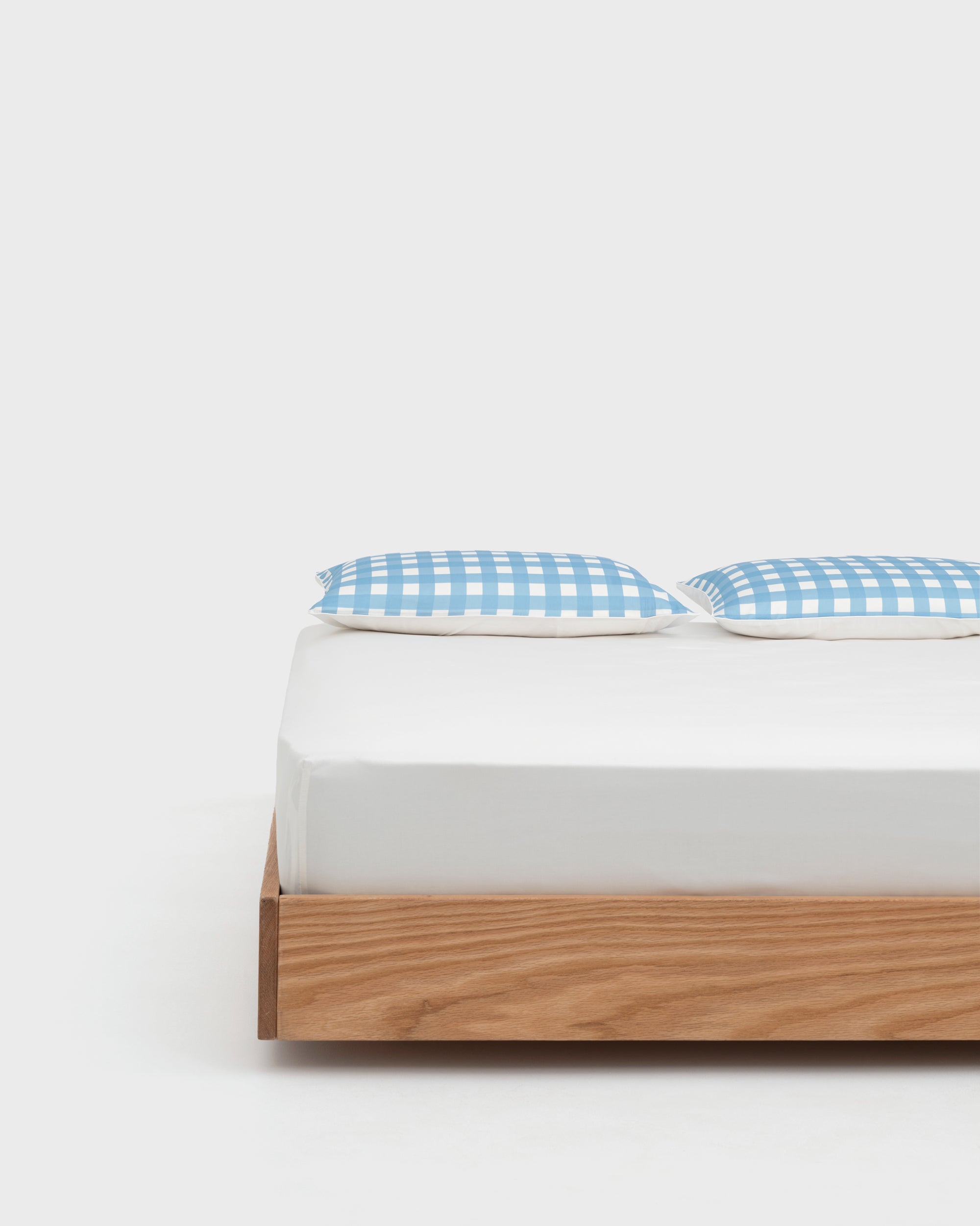 Blue Gingham Fitted Sheet