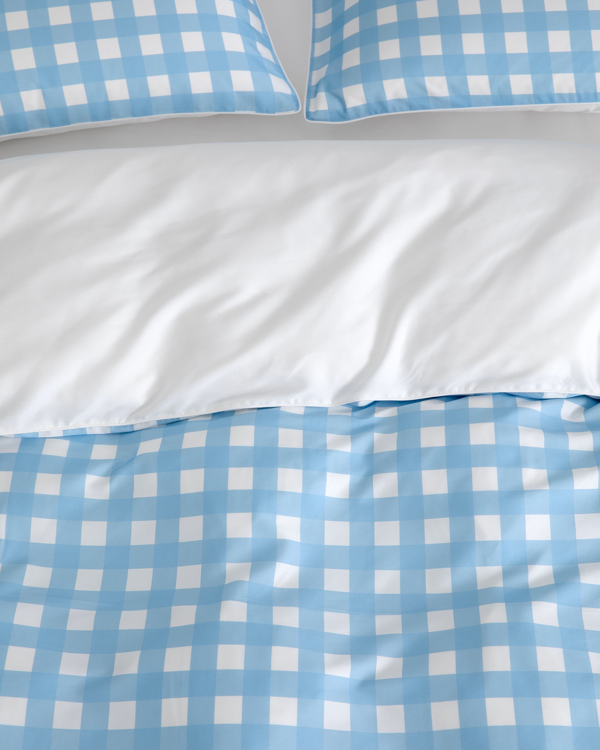 Blue Gingham Duvet Cover
