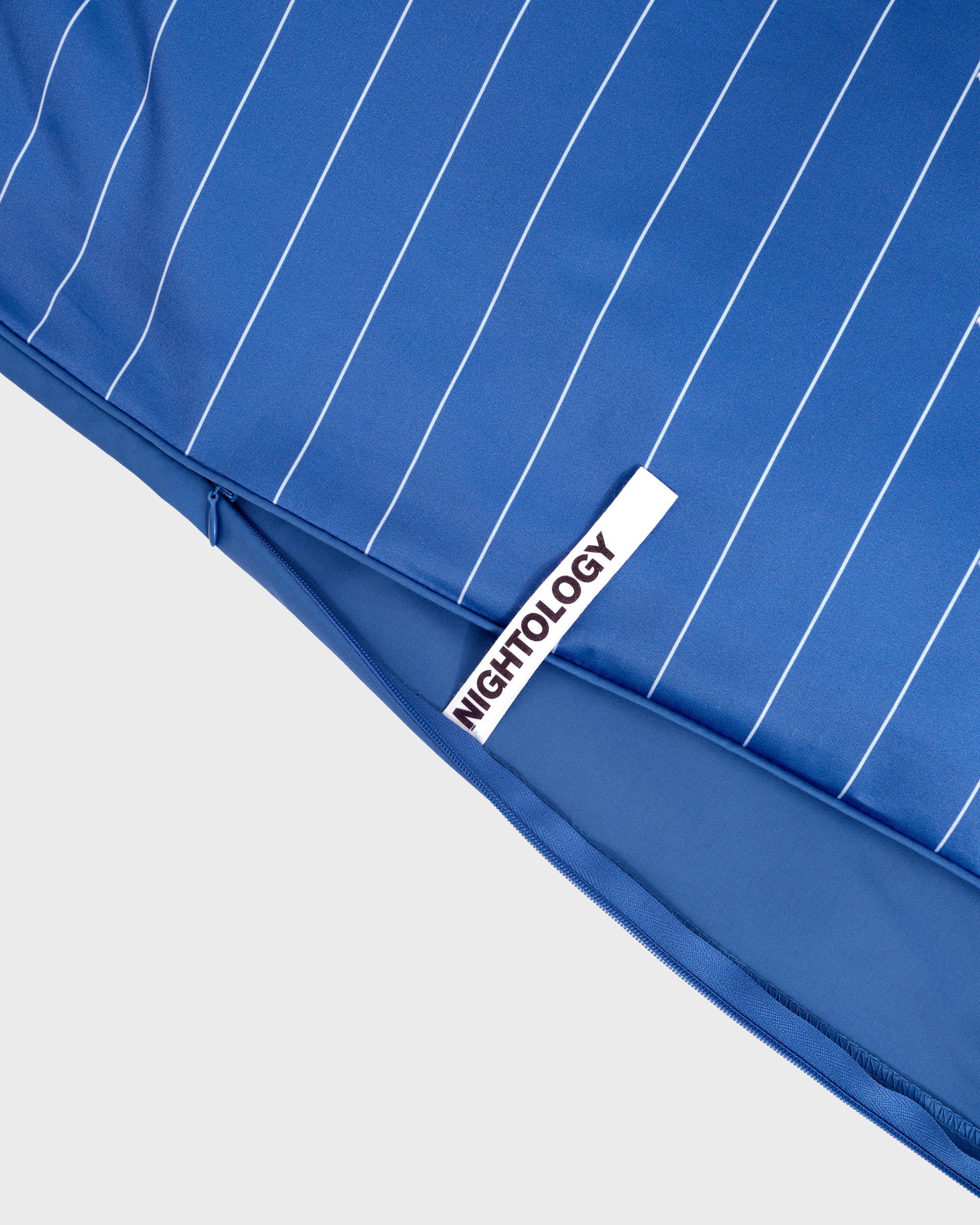 Blue Pinstripe Duvet Cover