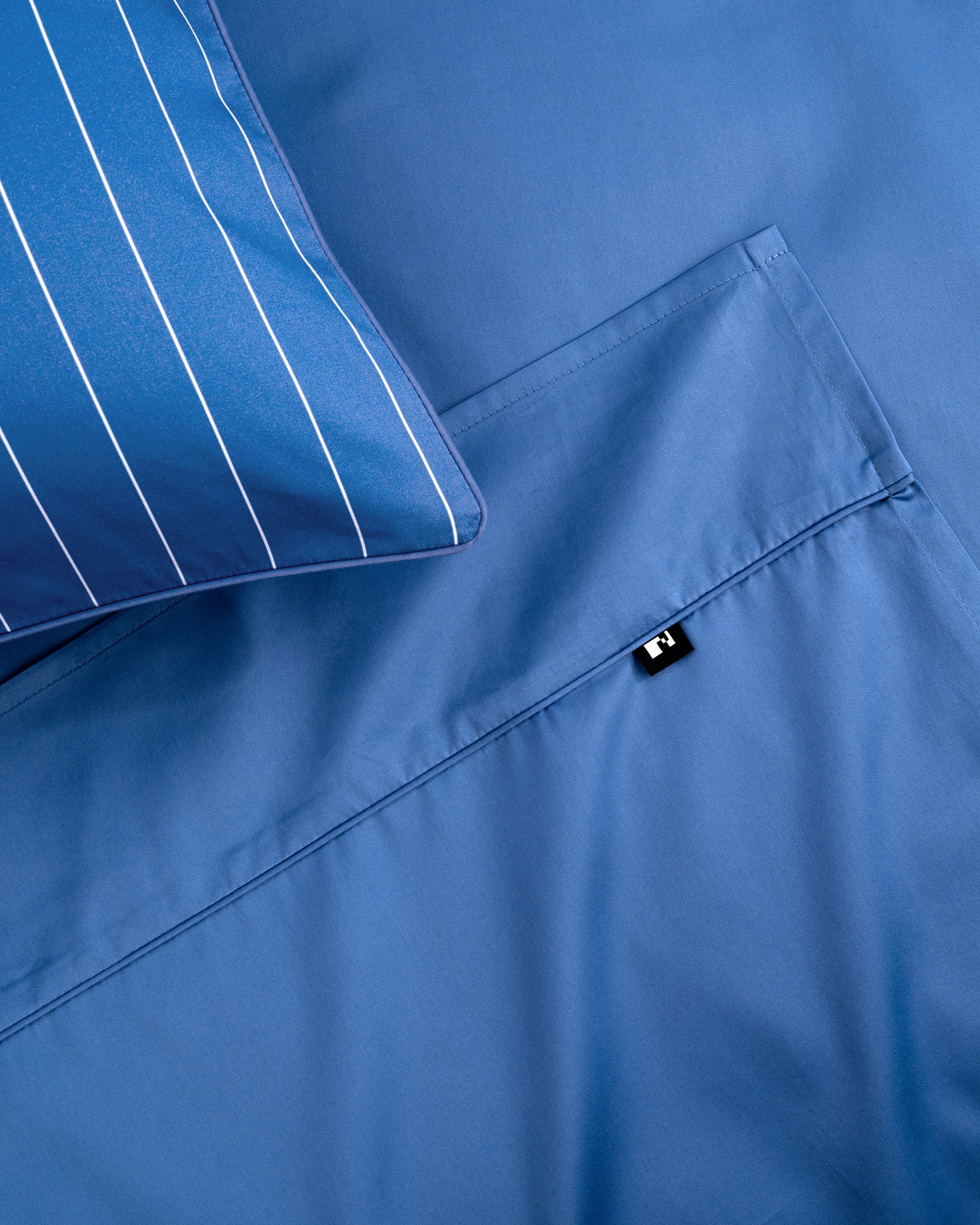 Blue Pinstripe Flat Sheet