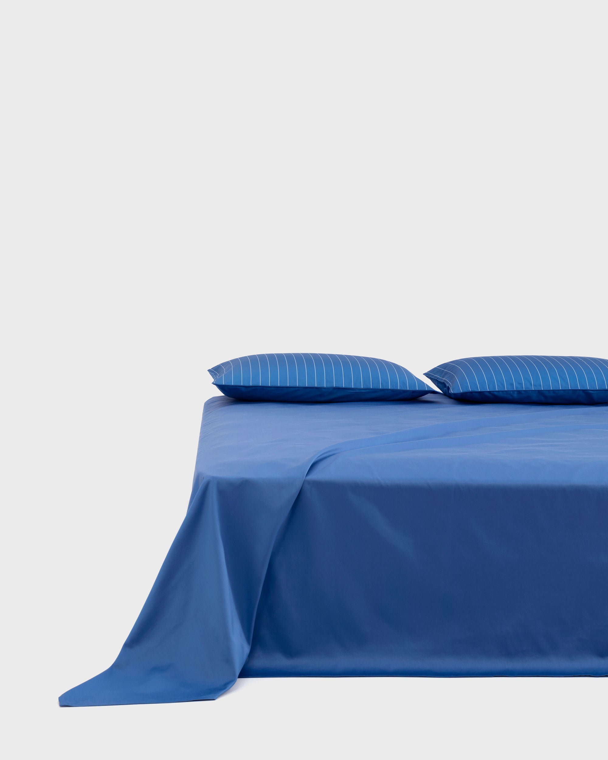 Blue Pinstripe Flat Sheet