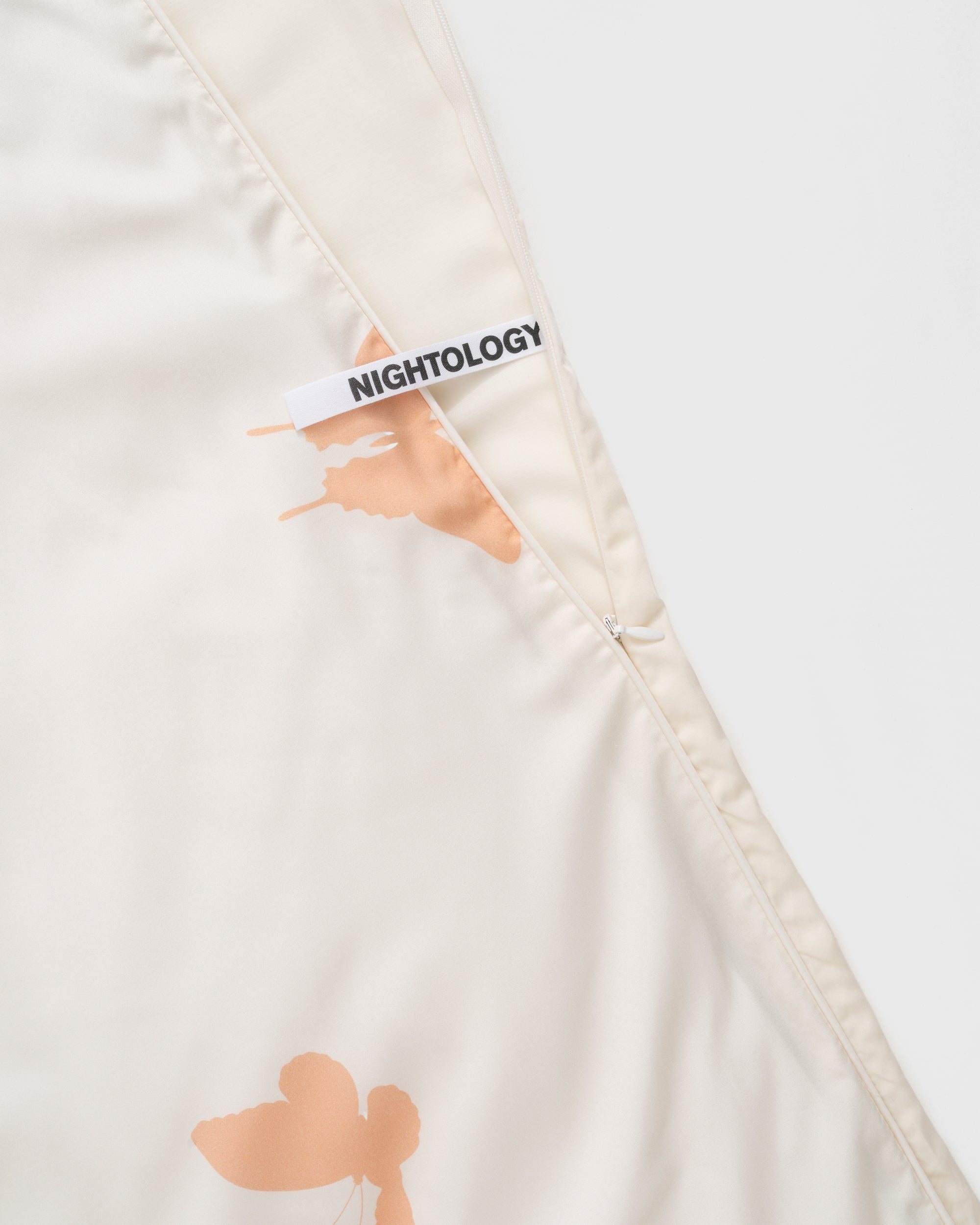 Cream Butterfly Duvet Cover