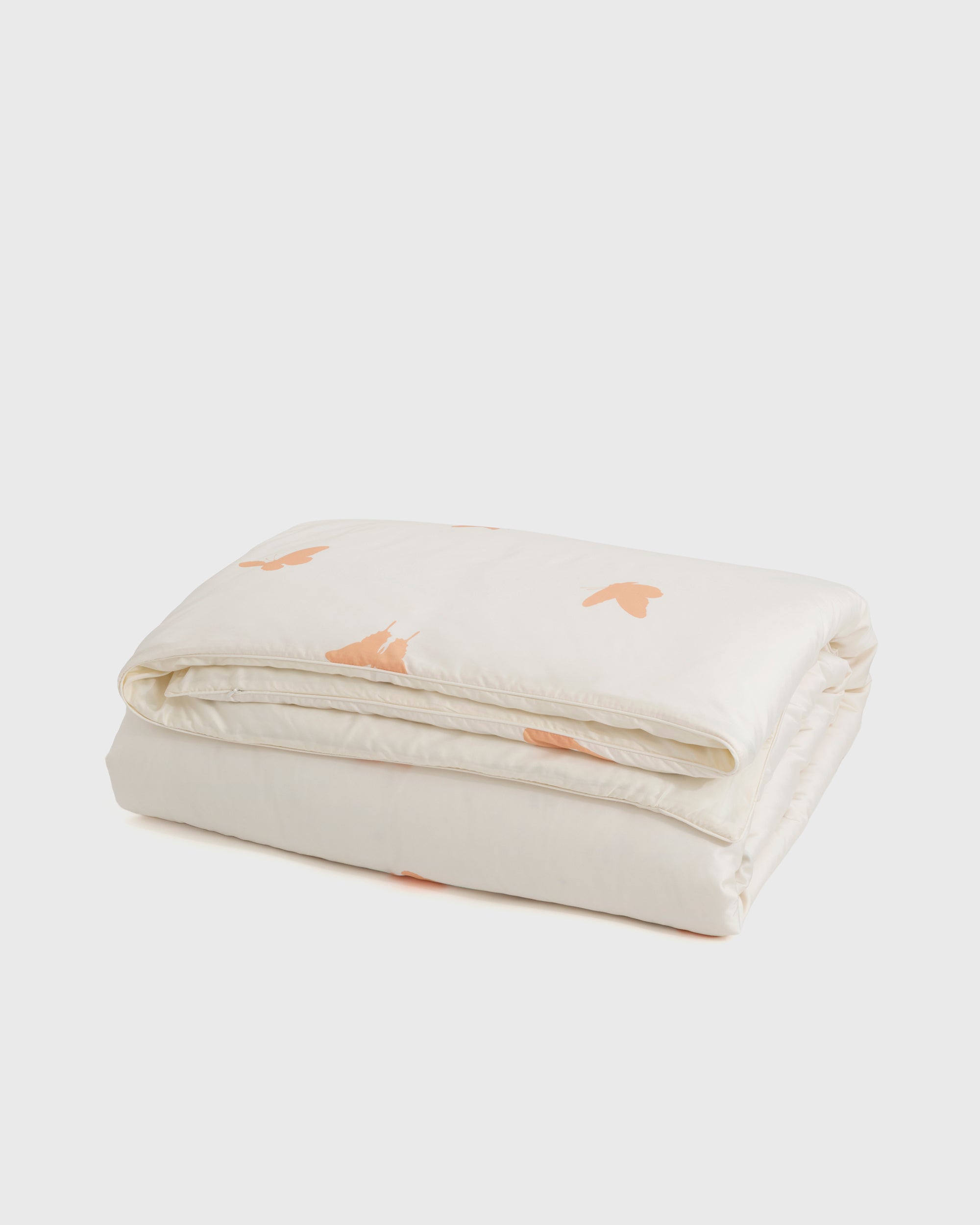 Cream Butterfly Duvet Cover