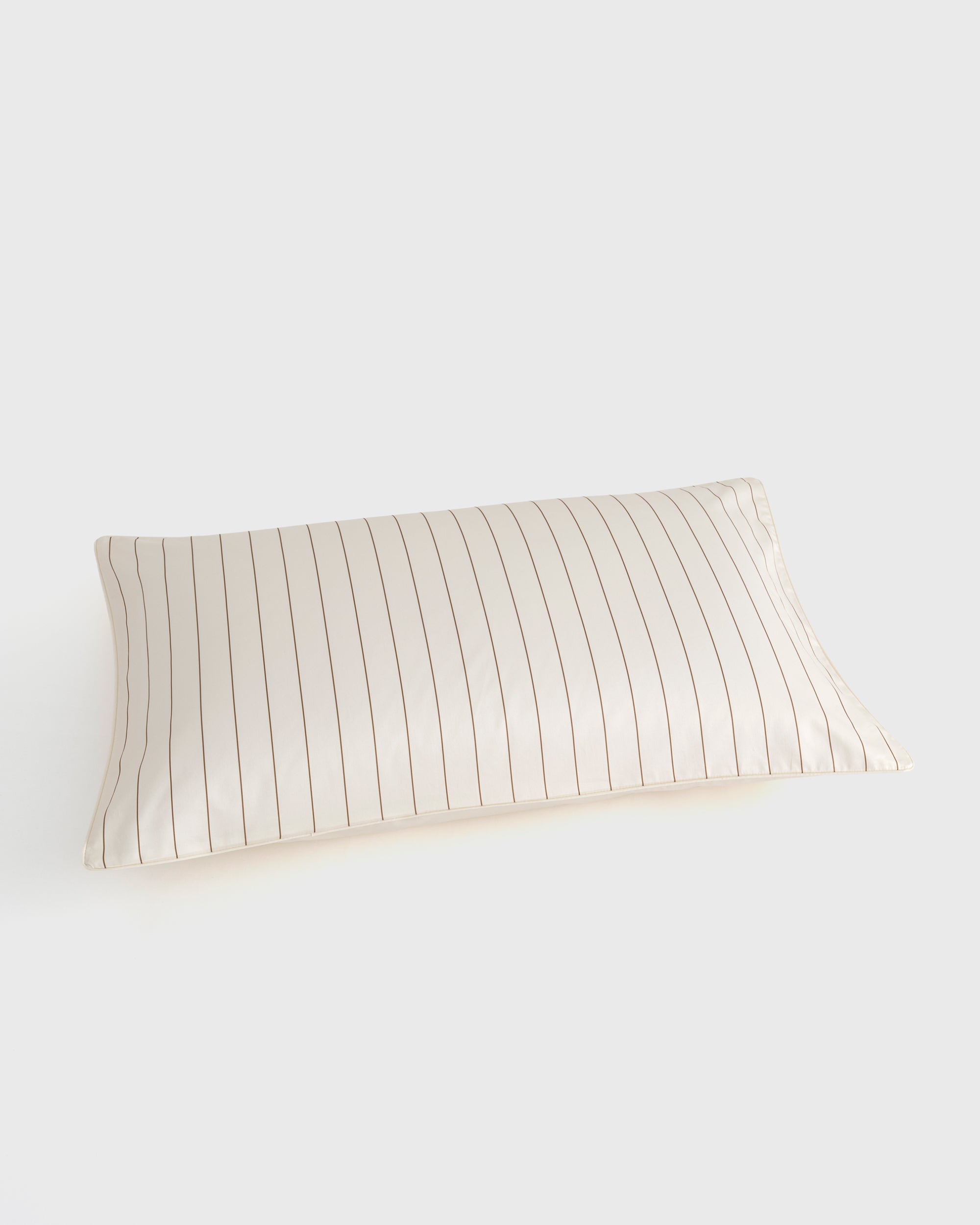 Cream Pinstripe Pillowcase