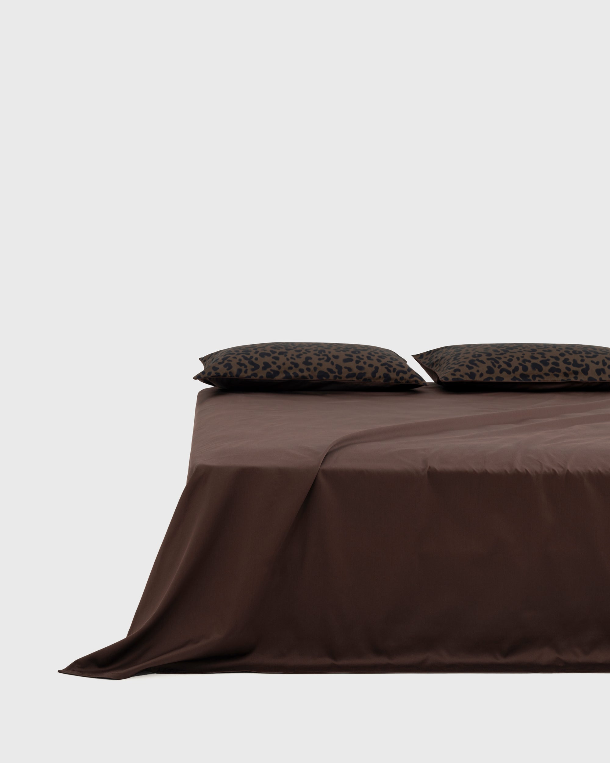 Dark Leopard Flat Sheet