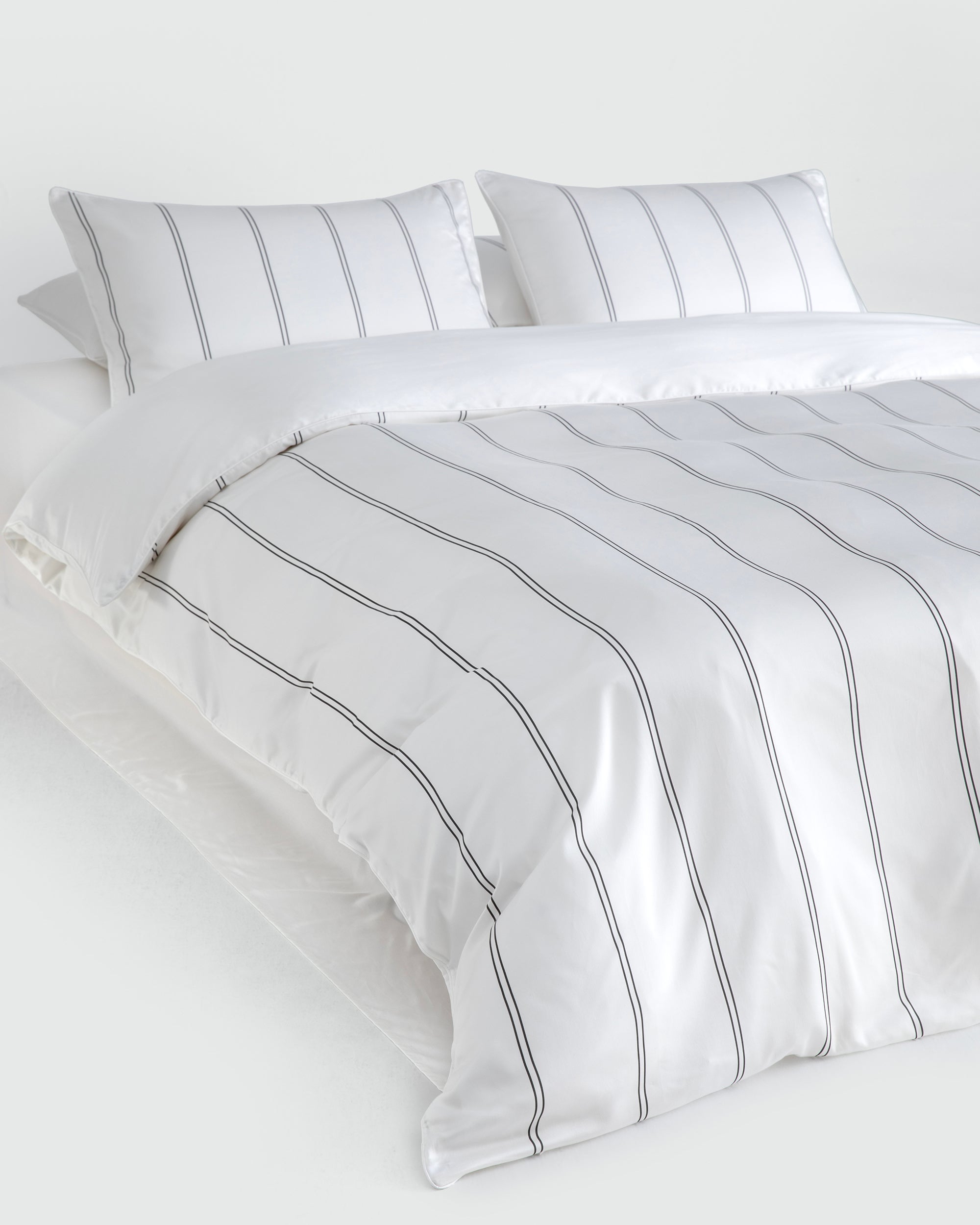 Dual Pinstripe Duvet Cover