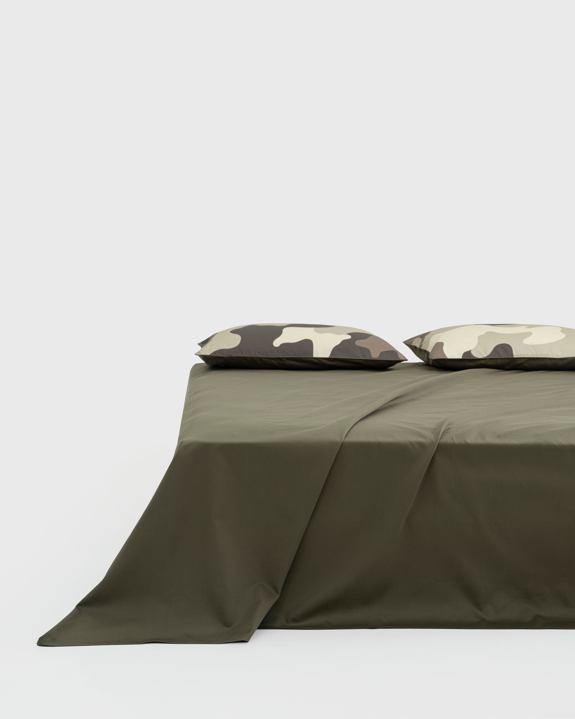 Forest Camo Flat Sheet