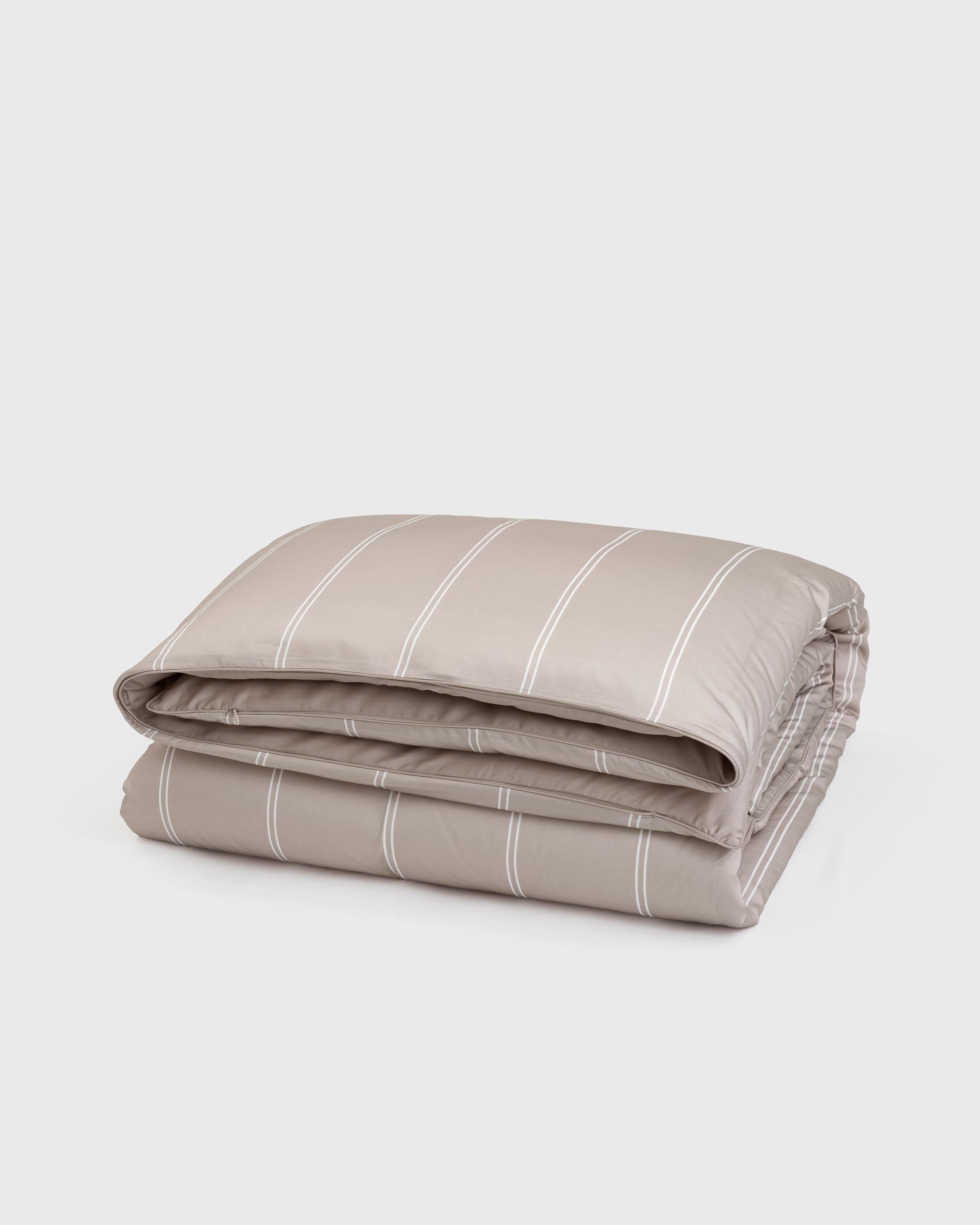 Golden Dual Pinstripe Duvet Cover