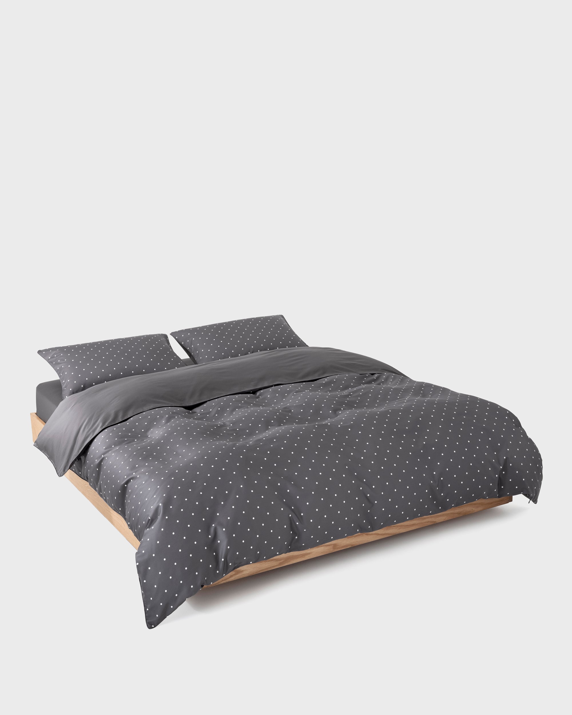 Grey Polka-dot 6MM Duvet Cover