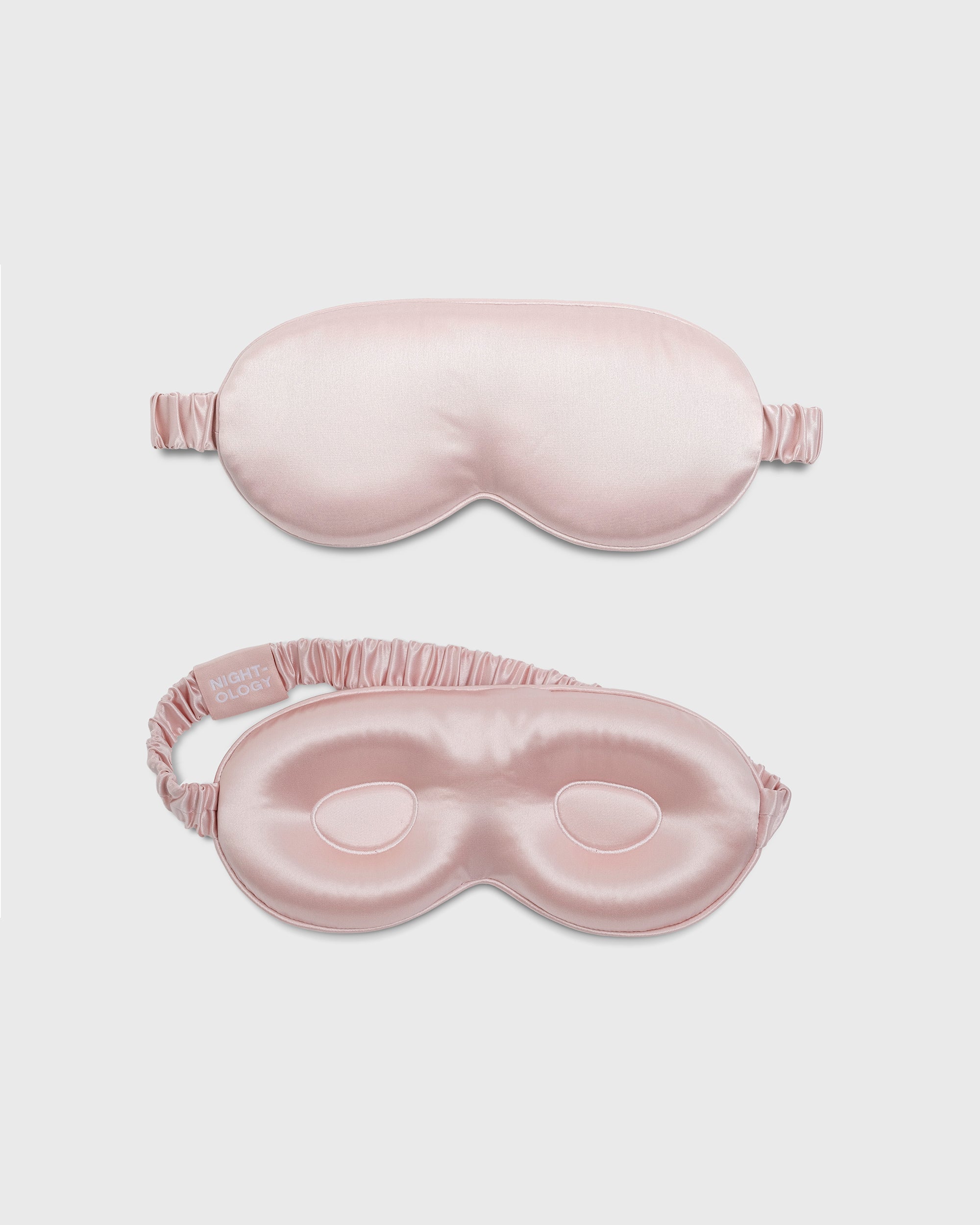 Peach Pink Contour Sleep Mask