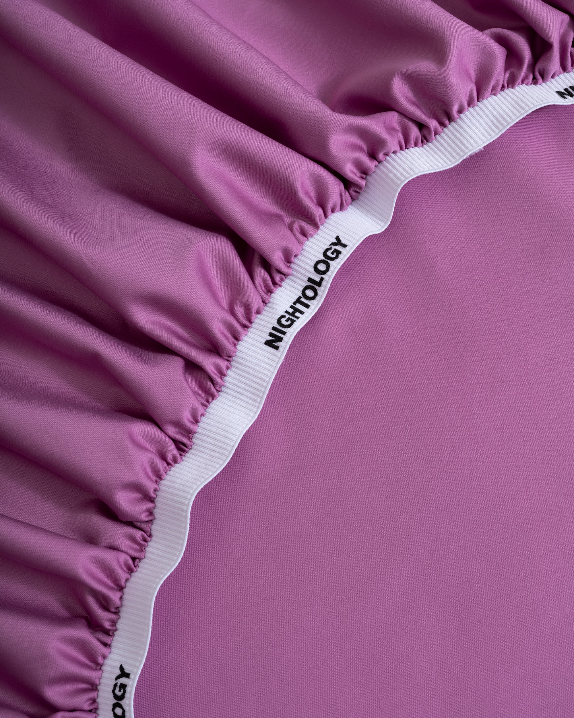 Pink Windowpane Fitted Sheet