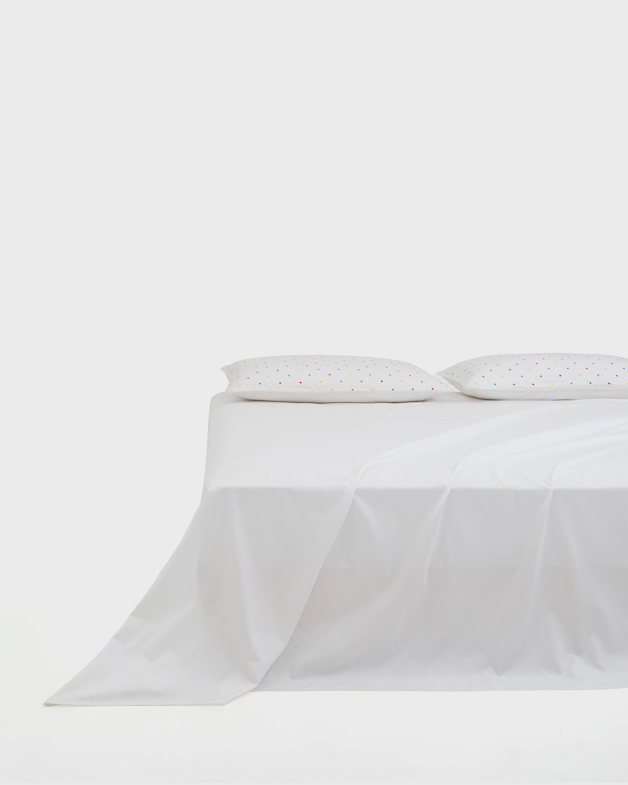 Rainbow Polka-dot 6MM Flat Sheet