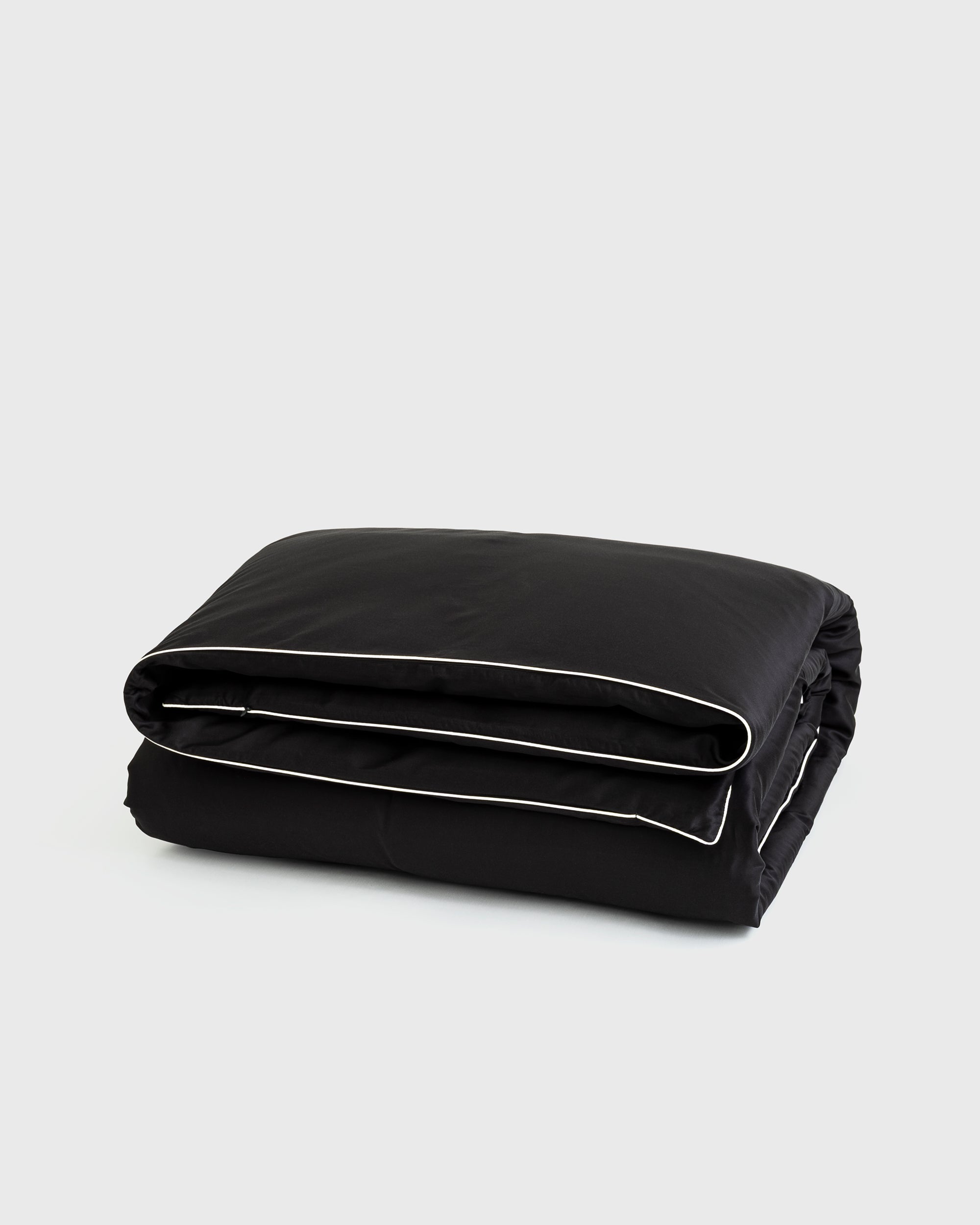 Thin Black White Stroke Duvet Cover