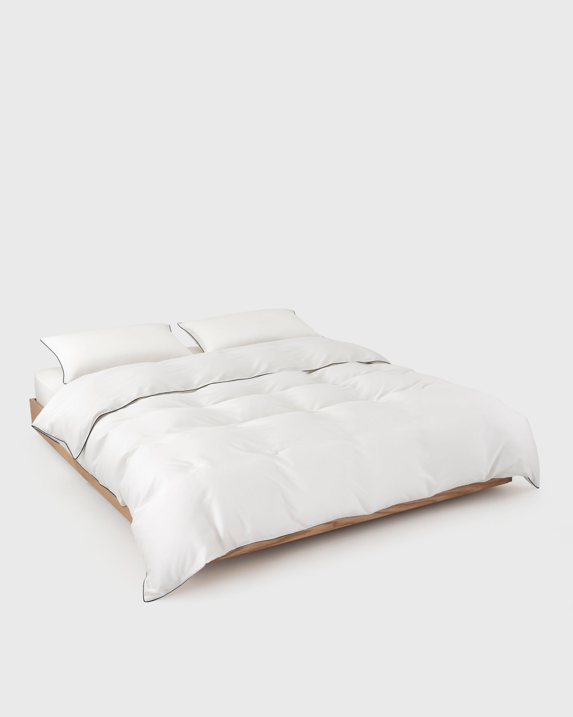 Thin White Blue Stroke Duvet Cover