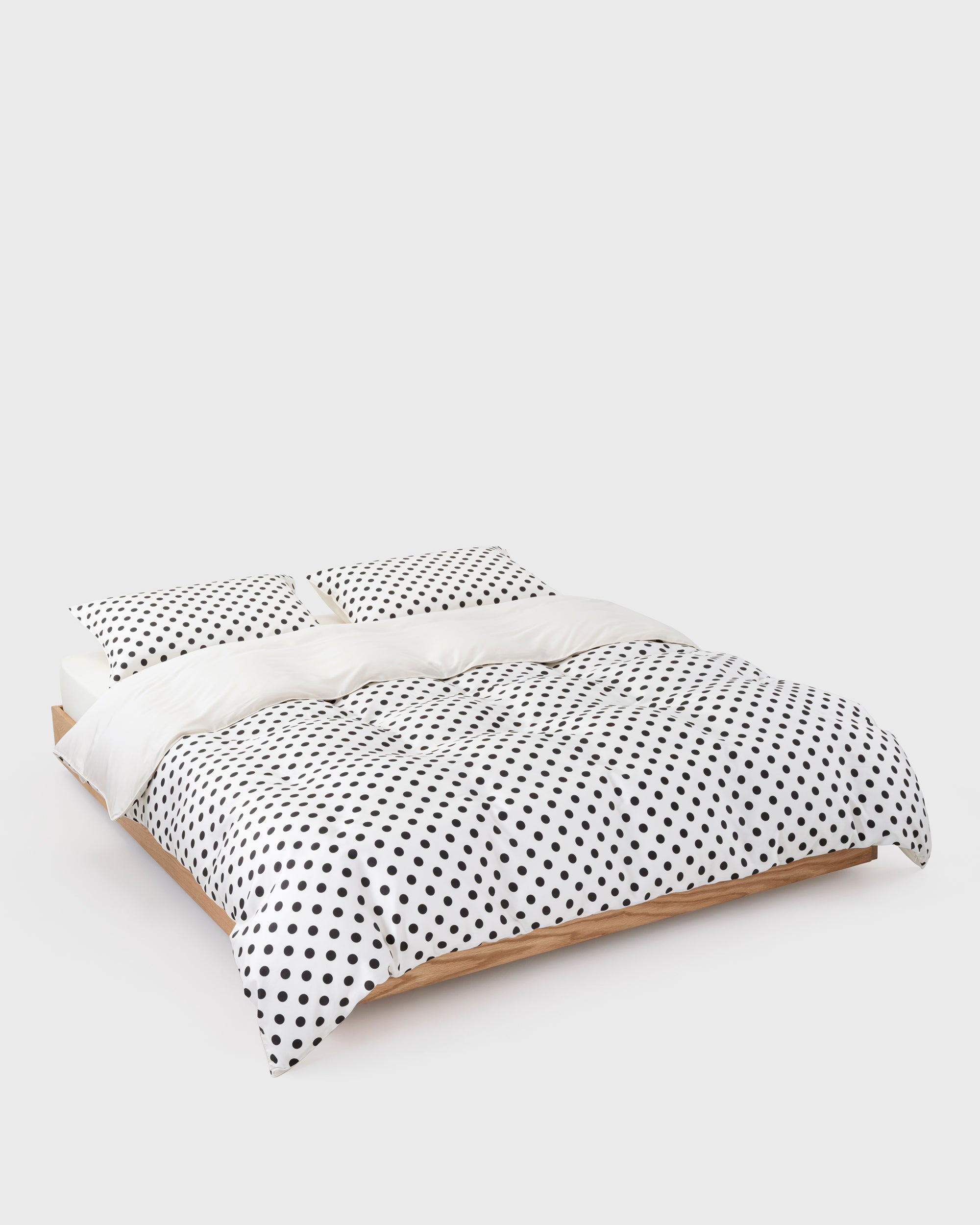 White Polka-dot 2CM Duvet Cover
