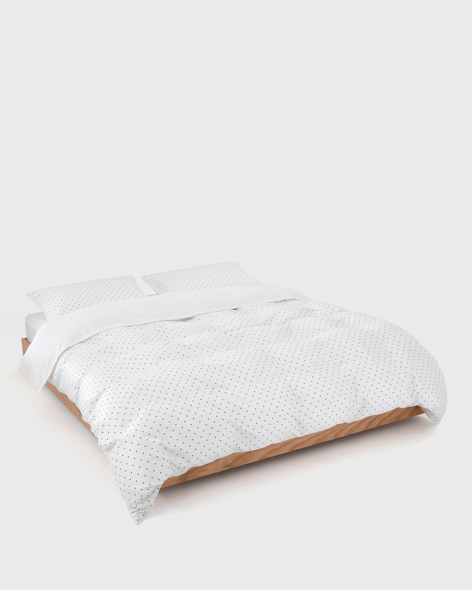 White Polka-dot 4MM Duvet Cover