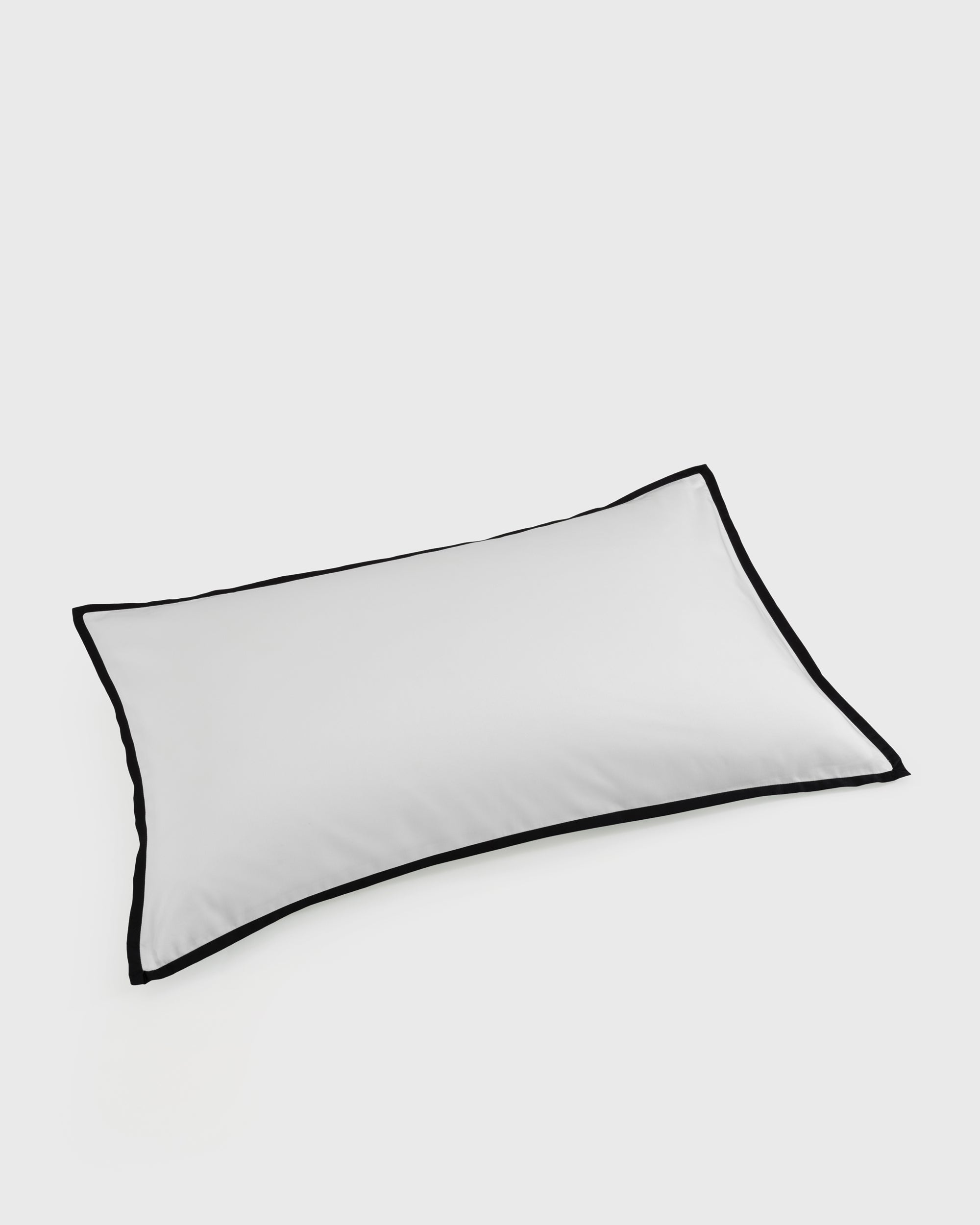 White Black Stroke Pillowcase