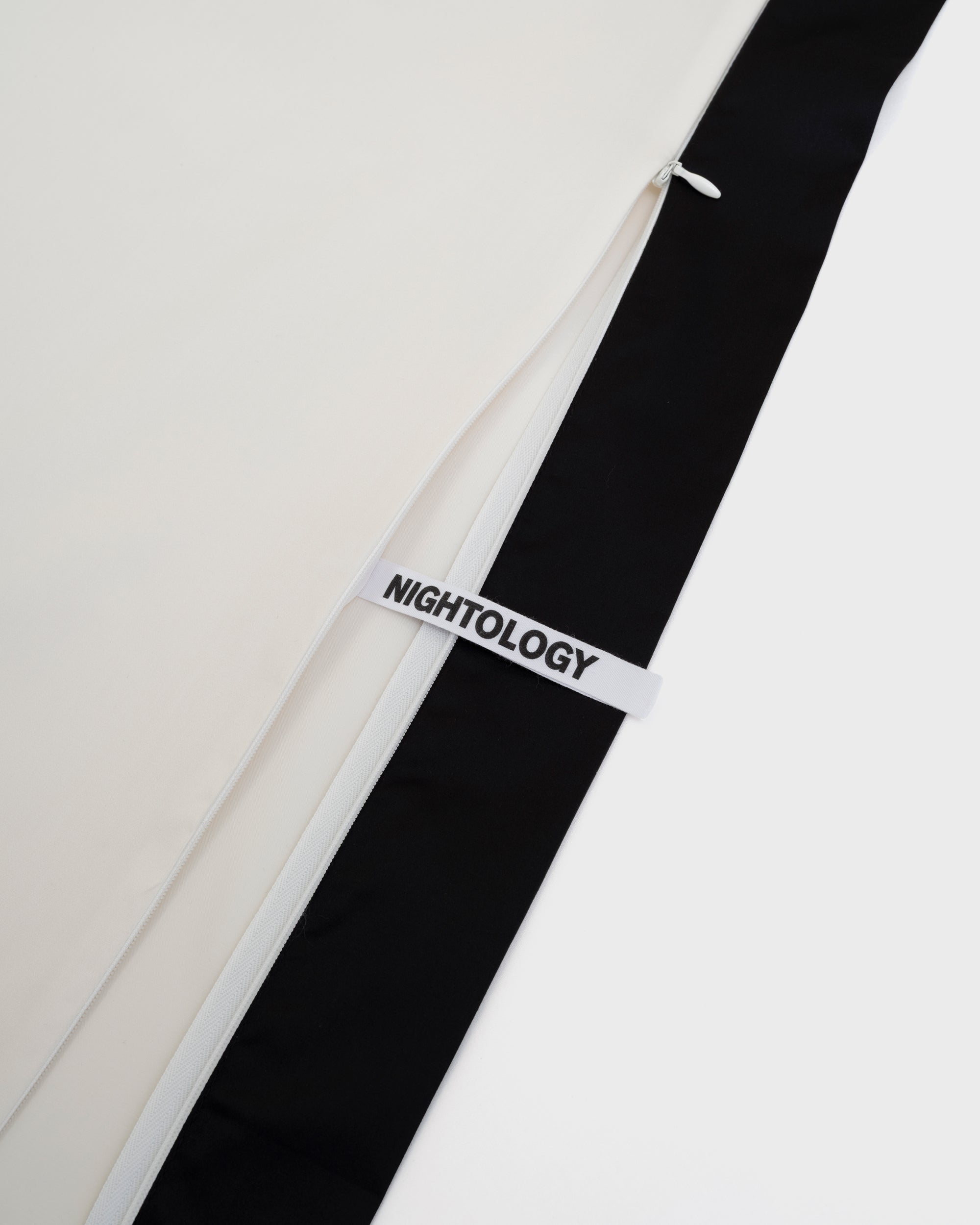 Wide White Black Stroke Duvet Cover