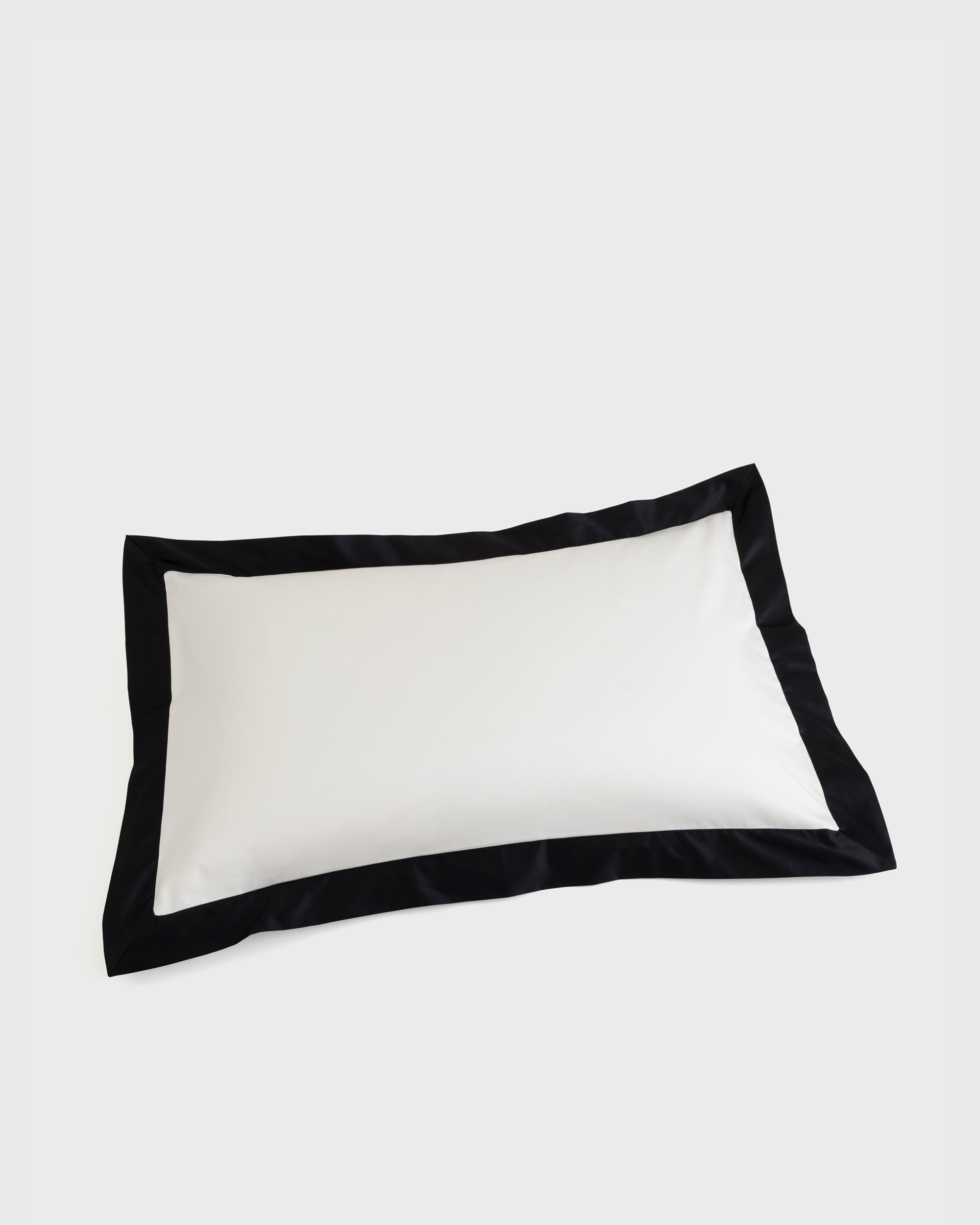 Wide White Black Stroke Pillowcase